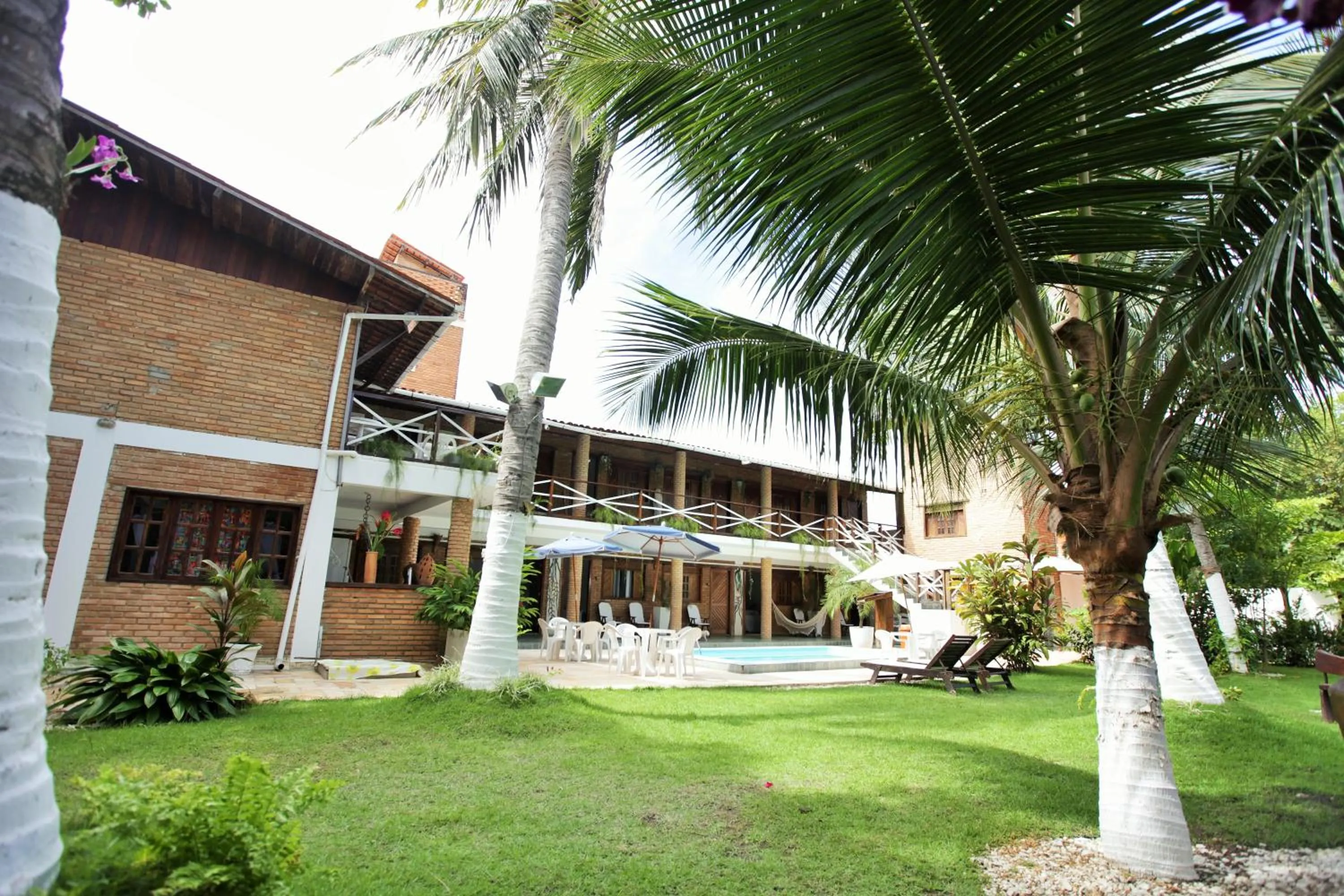 Garden view in Pousada Lua Cheia