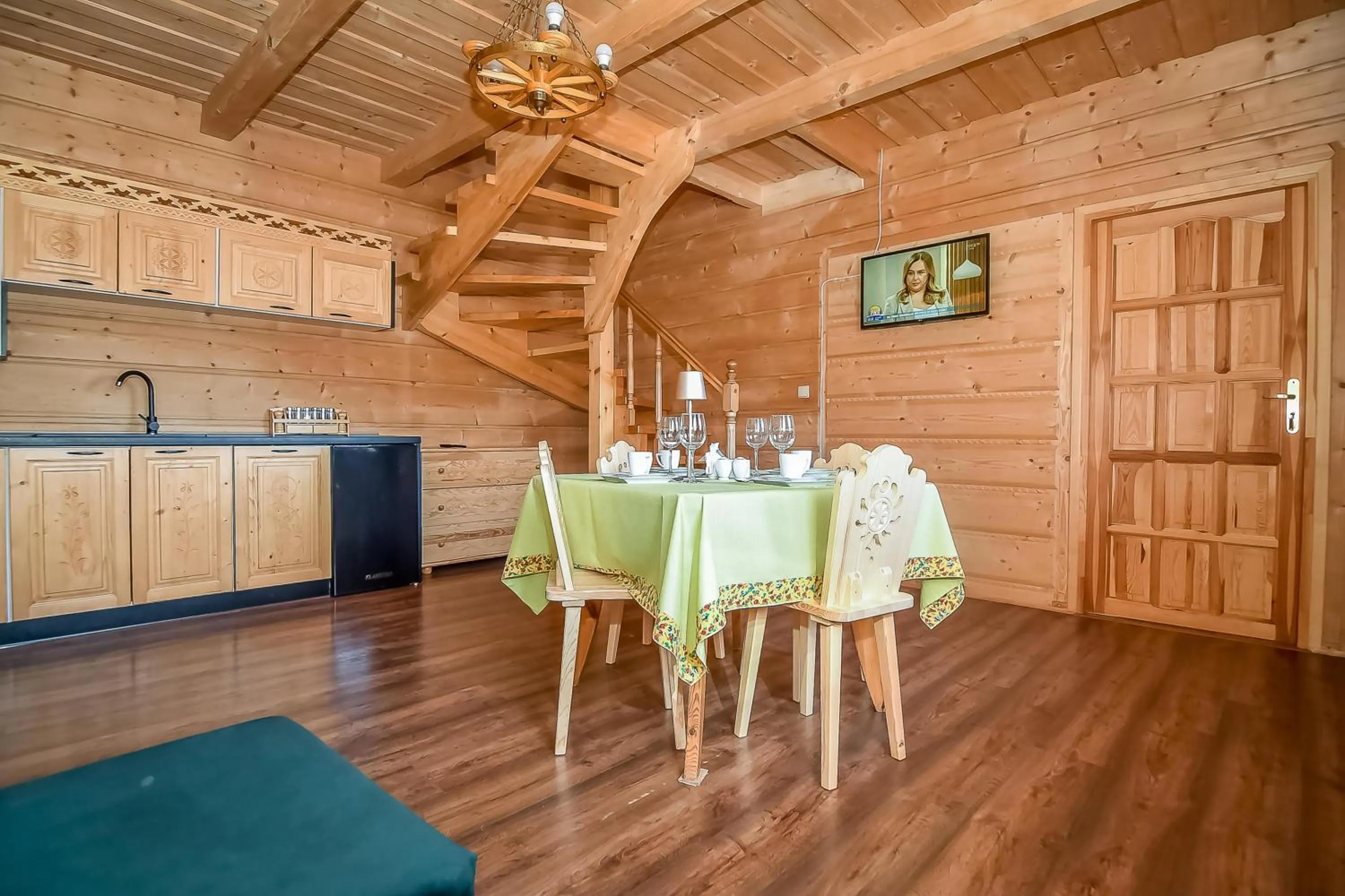 Kitchen or kitchenette in Zajazd Teremulka