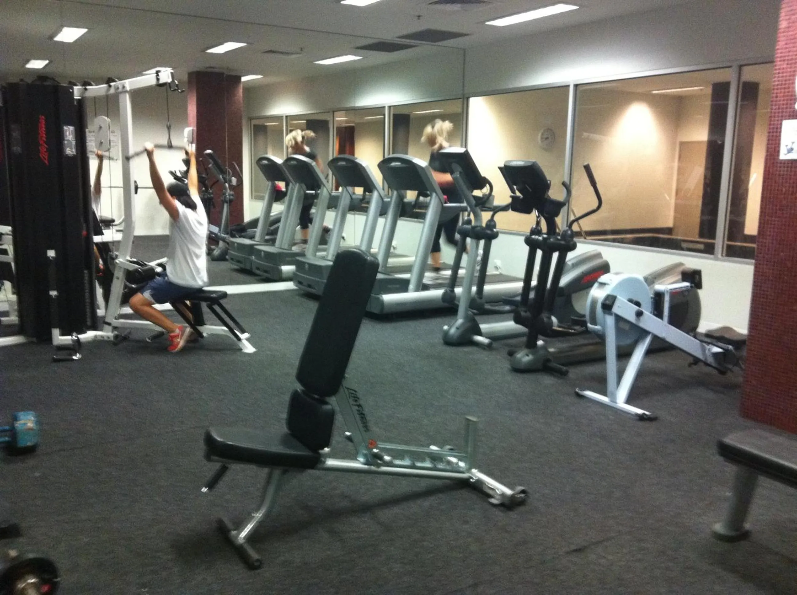 Fitness centre/facilities in Waterfront Melbourne Apartments