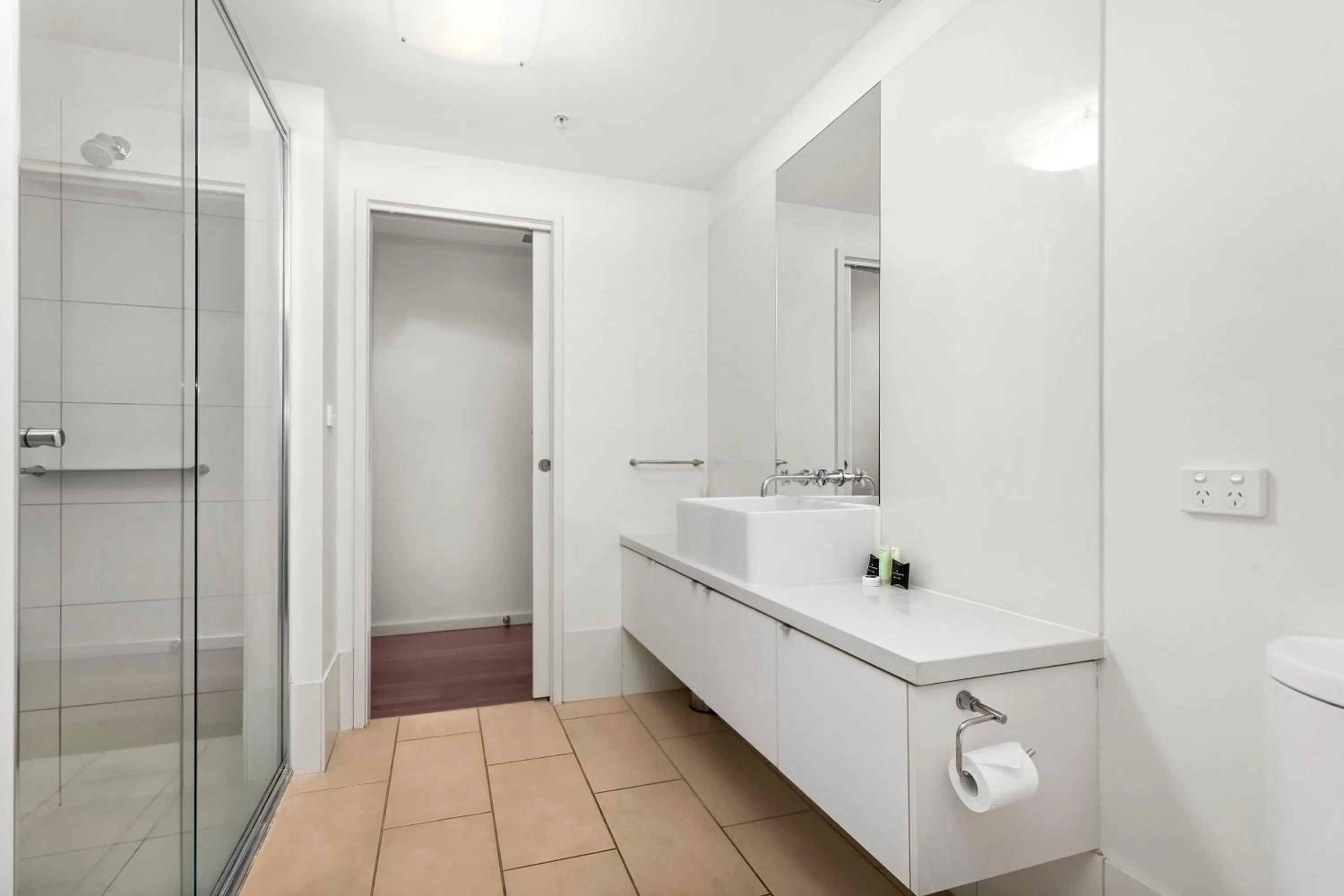 Shower in Waterfront Melbourne Apartments