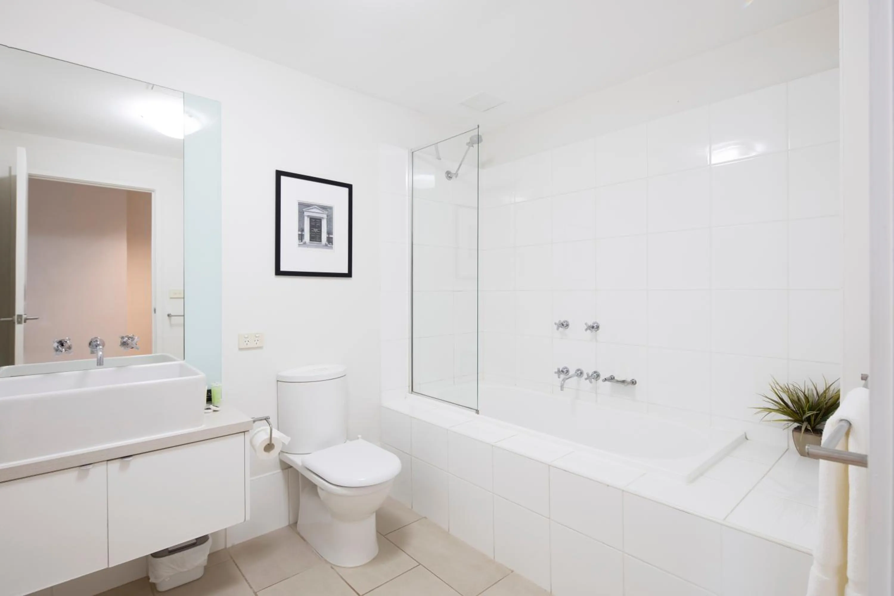 Bathroom in Waterfront Melbourne Apartments