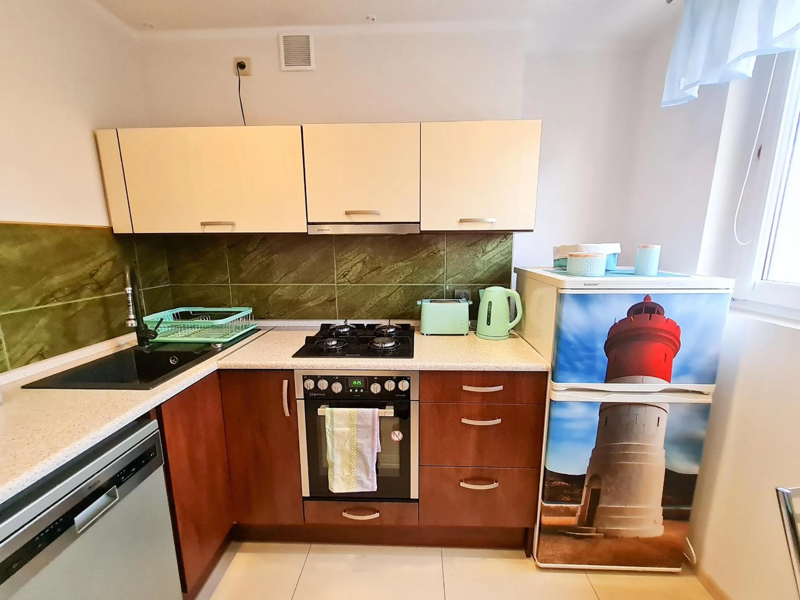 Kitchen or kitchenette in visit baltic - Paderewskiego