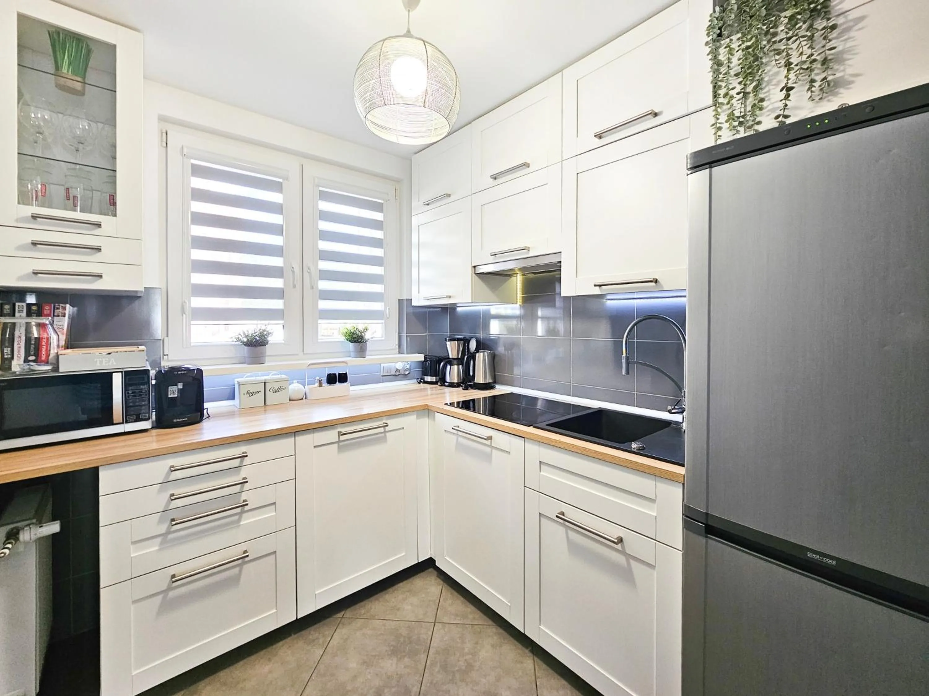 Kitchen or kitchenette in visit baltic - Paderewskiego