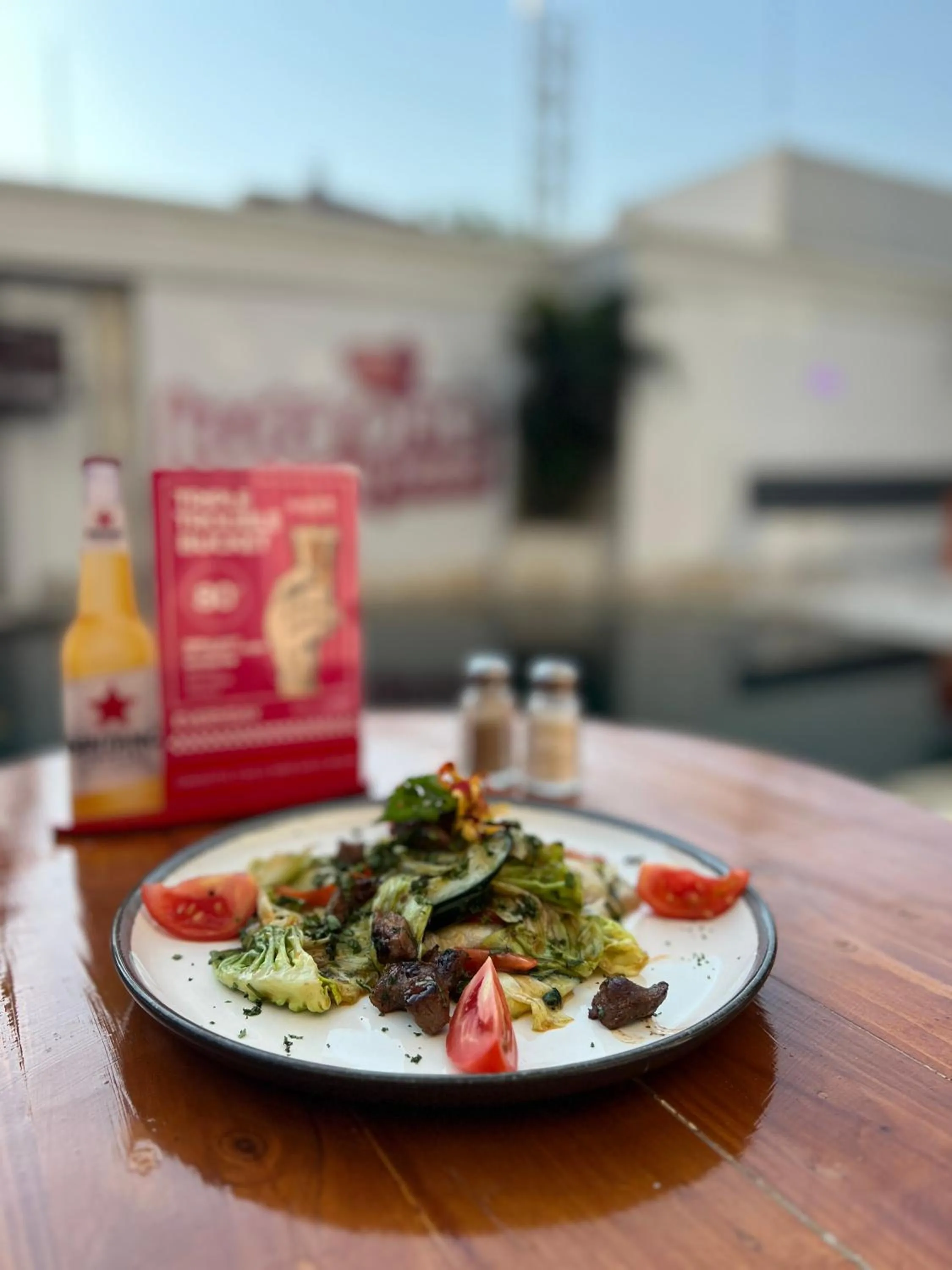 Food in Maharani Beach Hotel