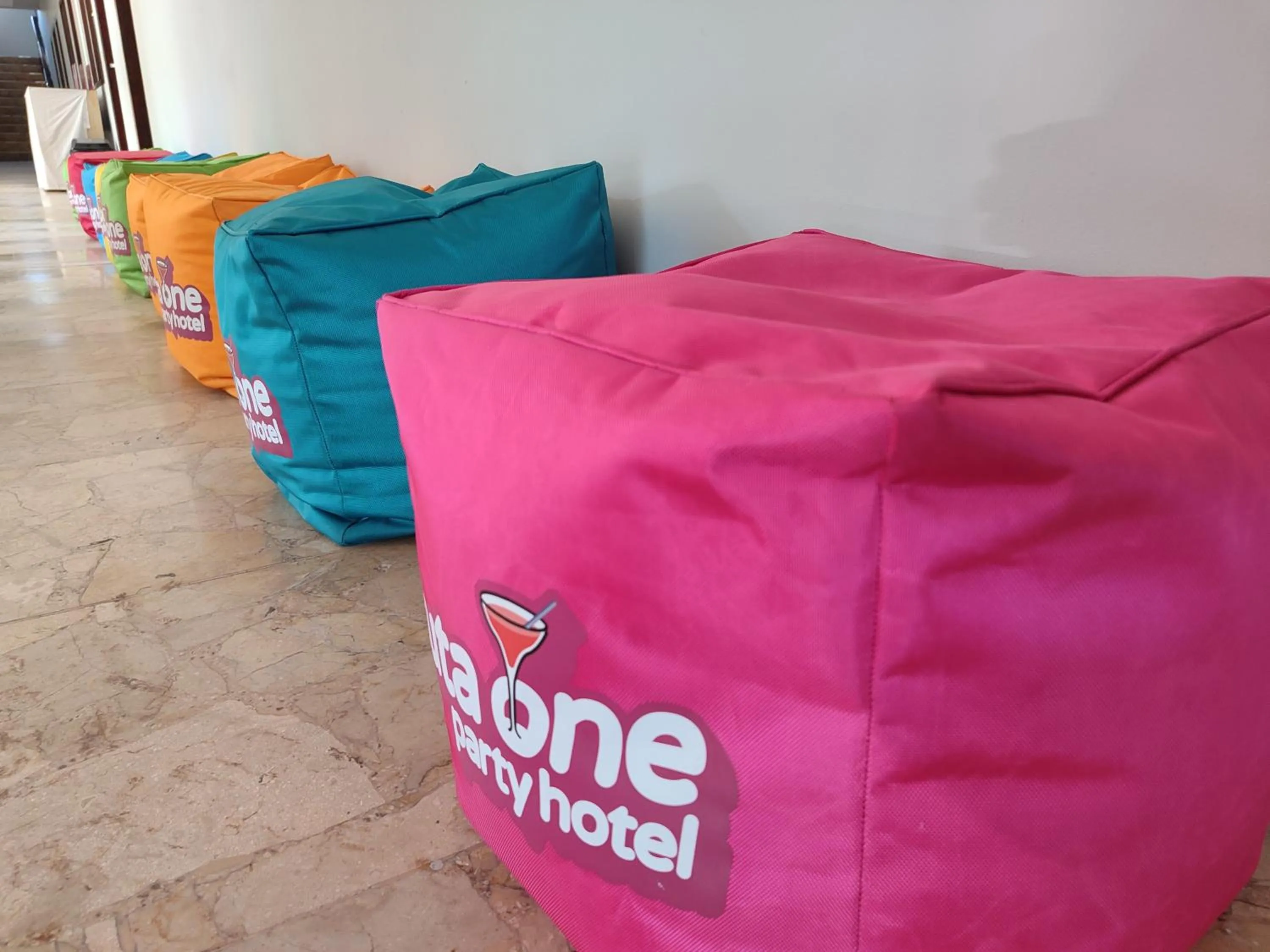 Seating area in Maharani Beach Hotel