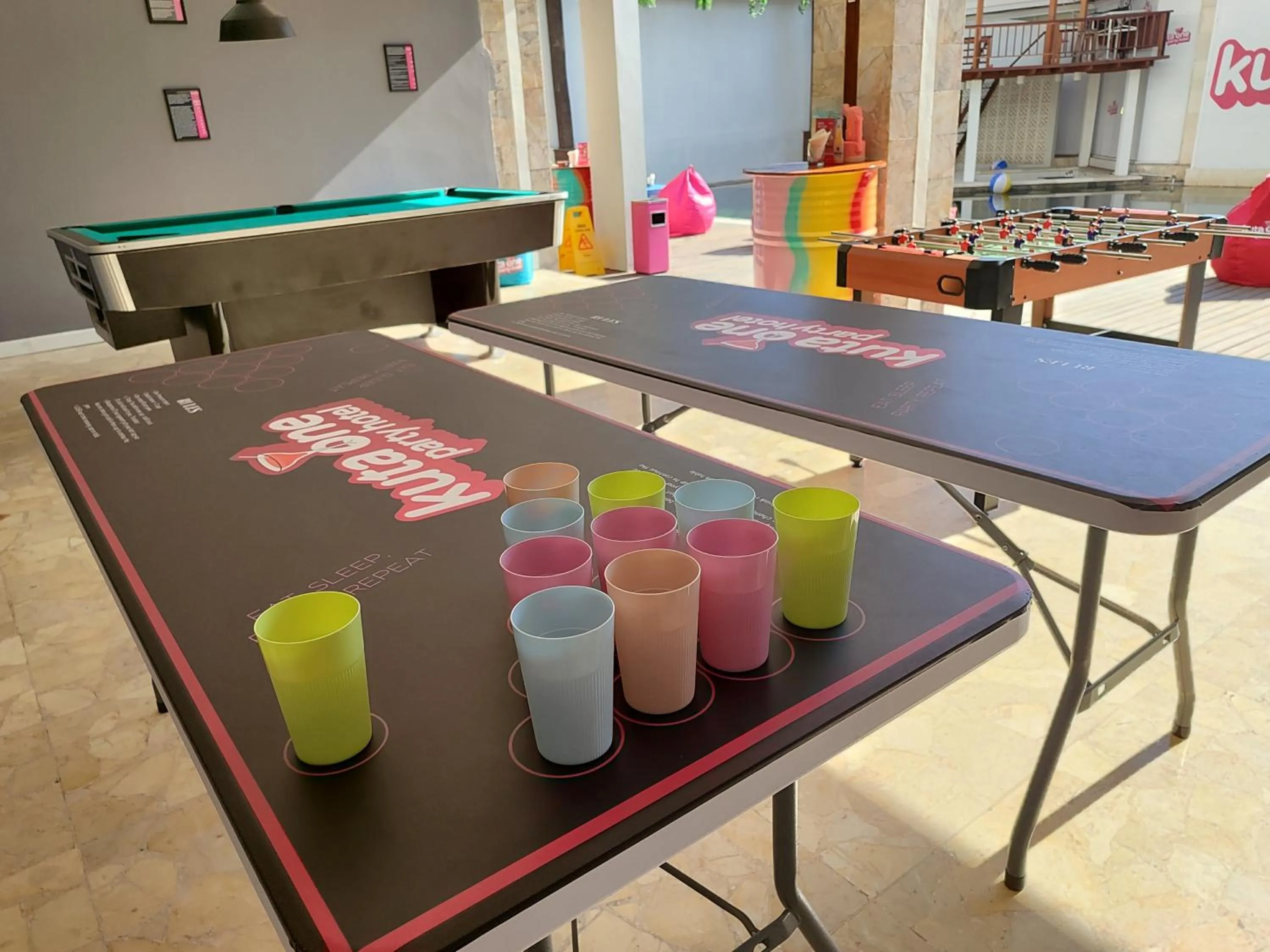 Table tennis in Maharani Beach Hotel