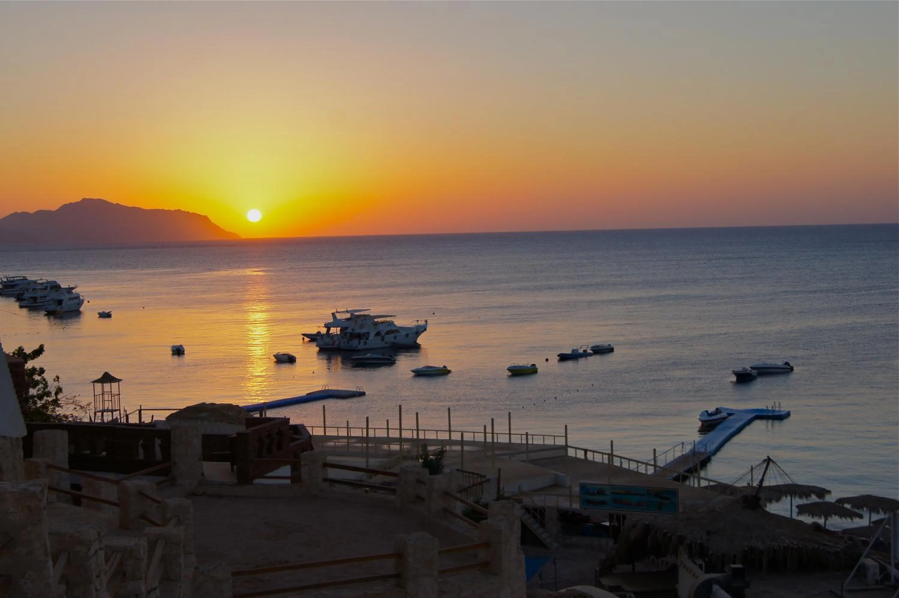 Bird's eye view in Umbi Sharks Bay Diving Village