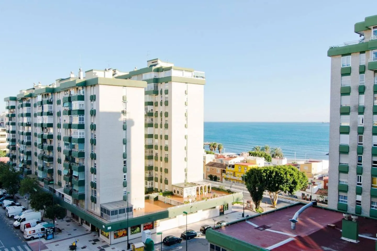 Habitaciones frente a la playa