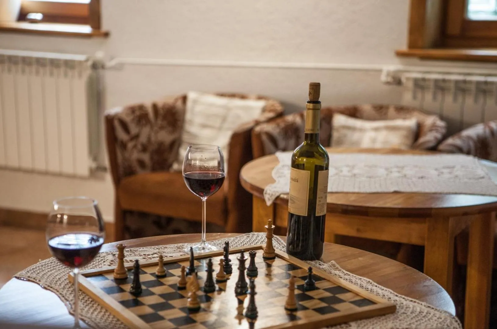 Communal lounge/ TV room in Willa Iskra