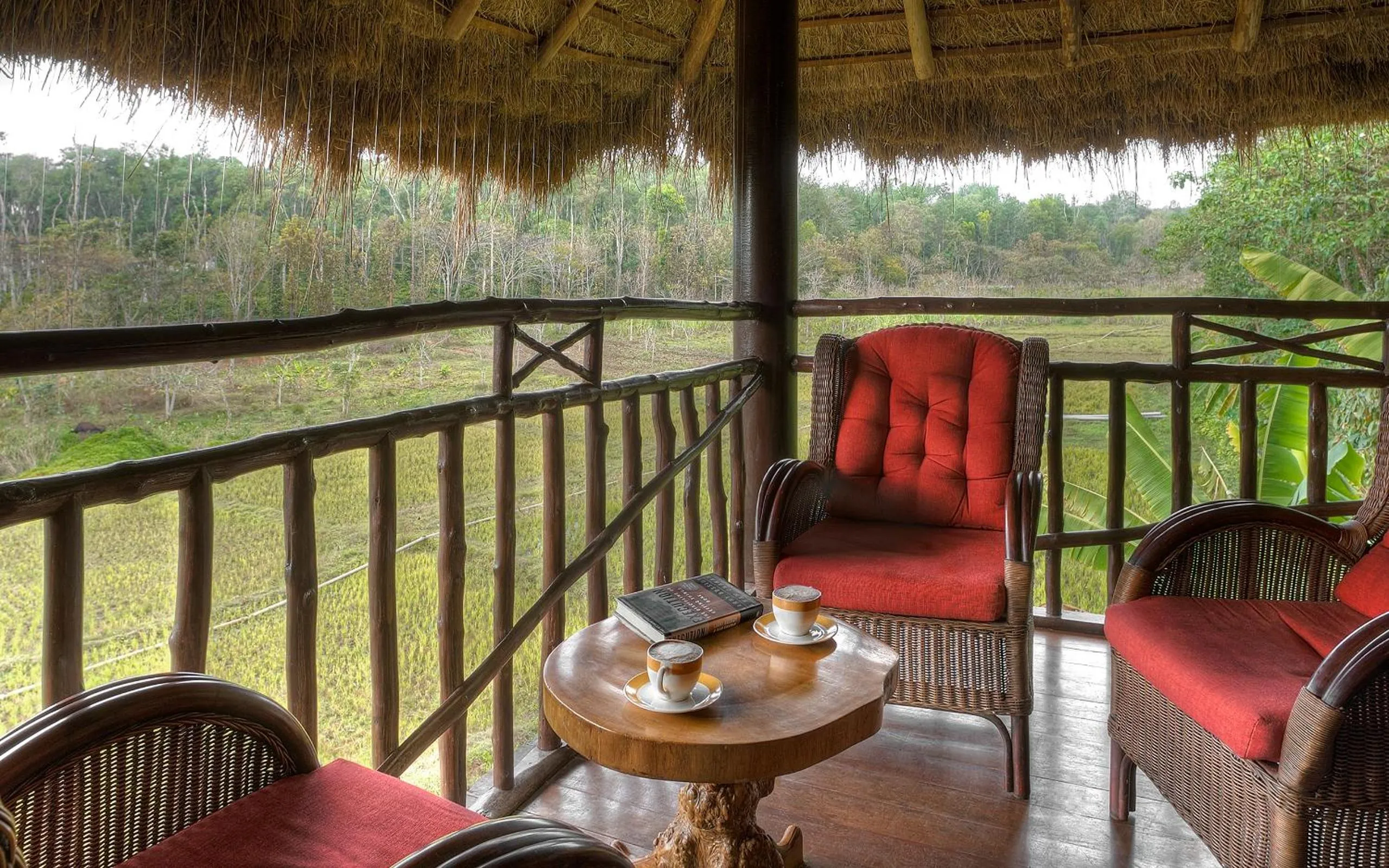 Patio in Evolve Back Coorg