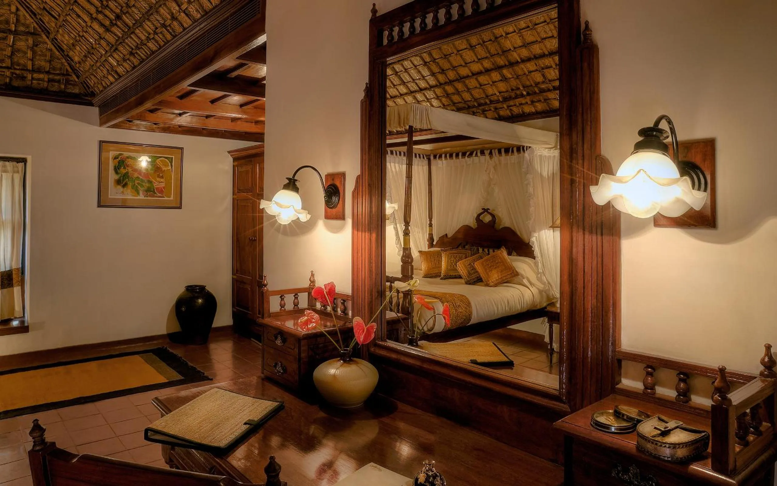 Bed in Evolve Back Coorg