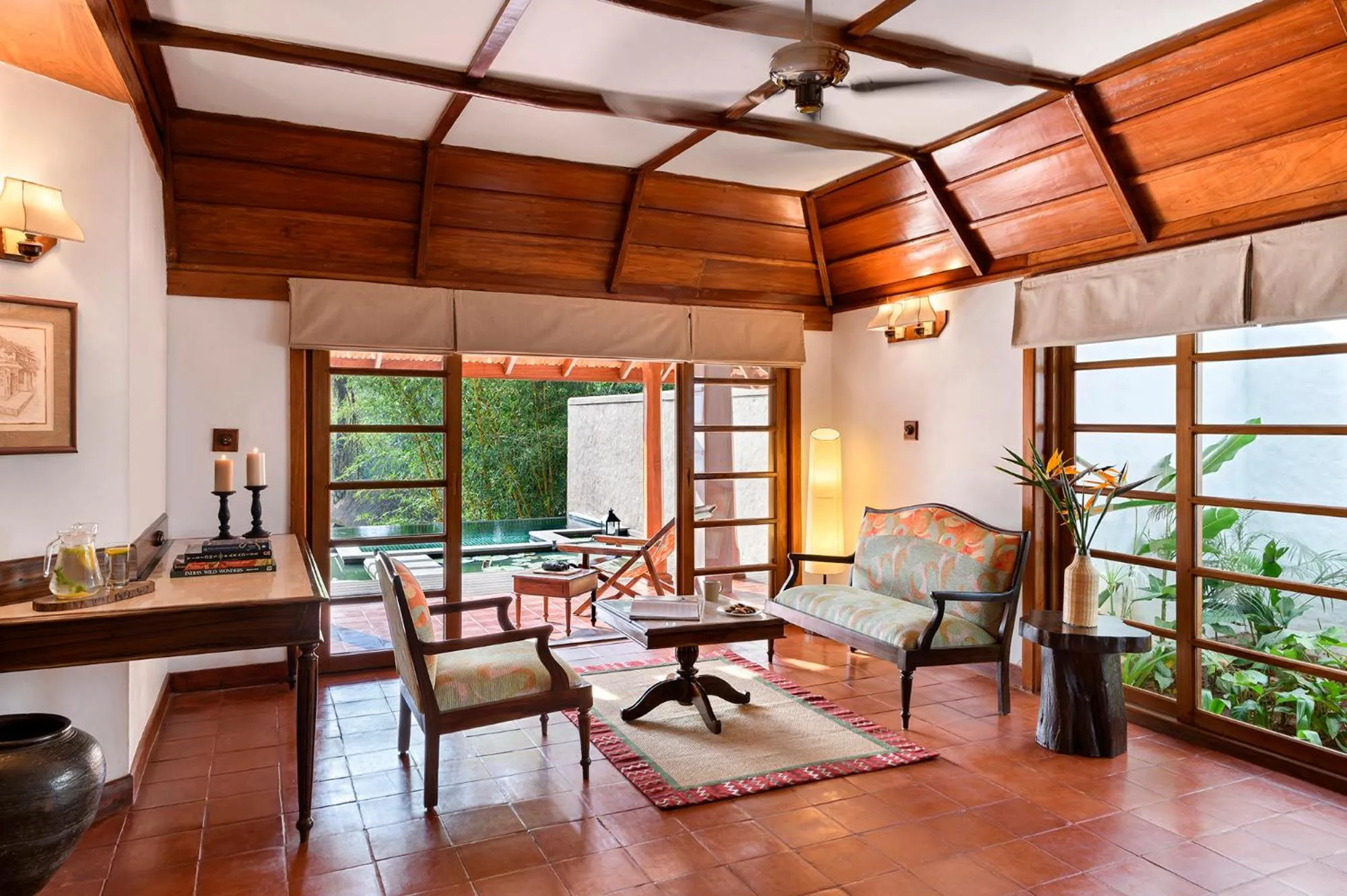 Living room in Evolve Back Coorg