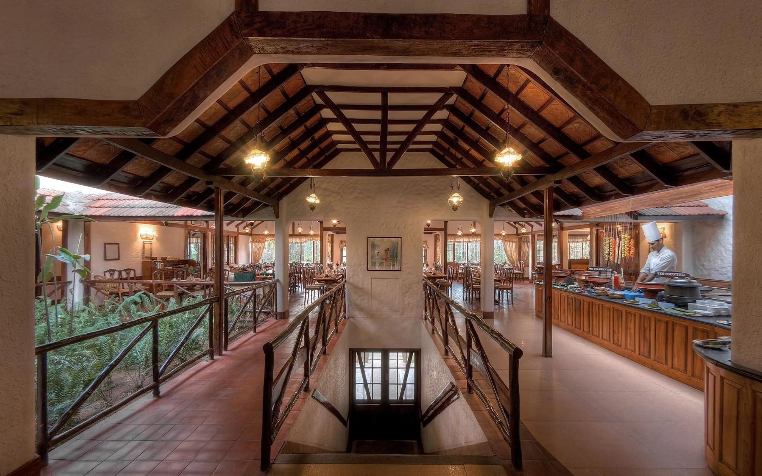 Restaurant/places to eat in Evolve Back Coorg