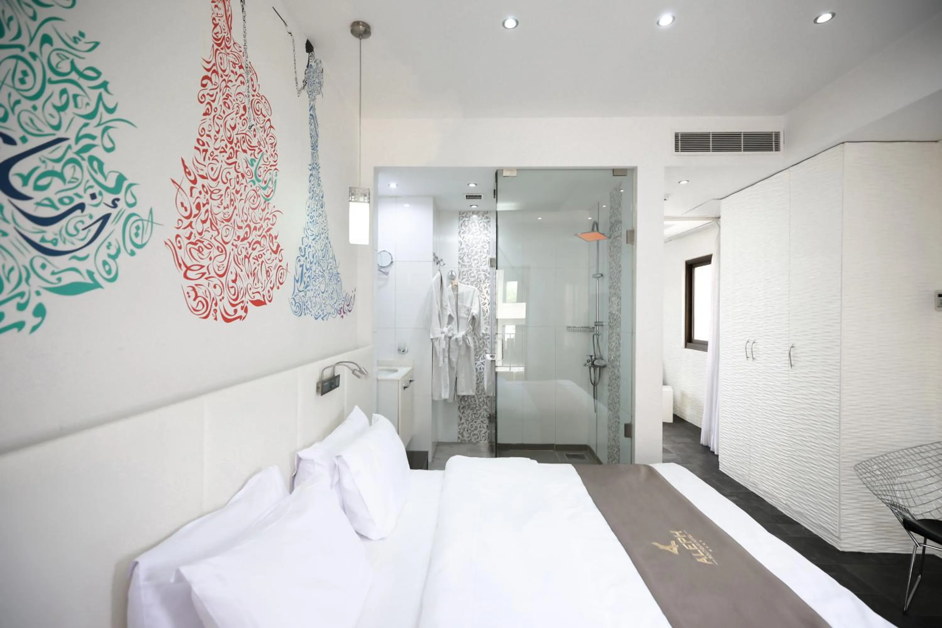 Bed in Aleph Boutique Hotel