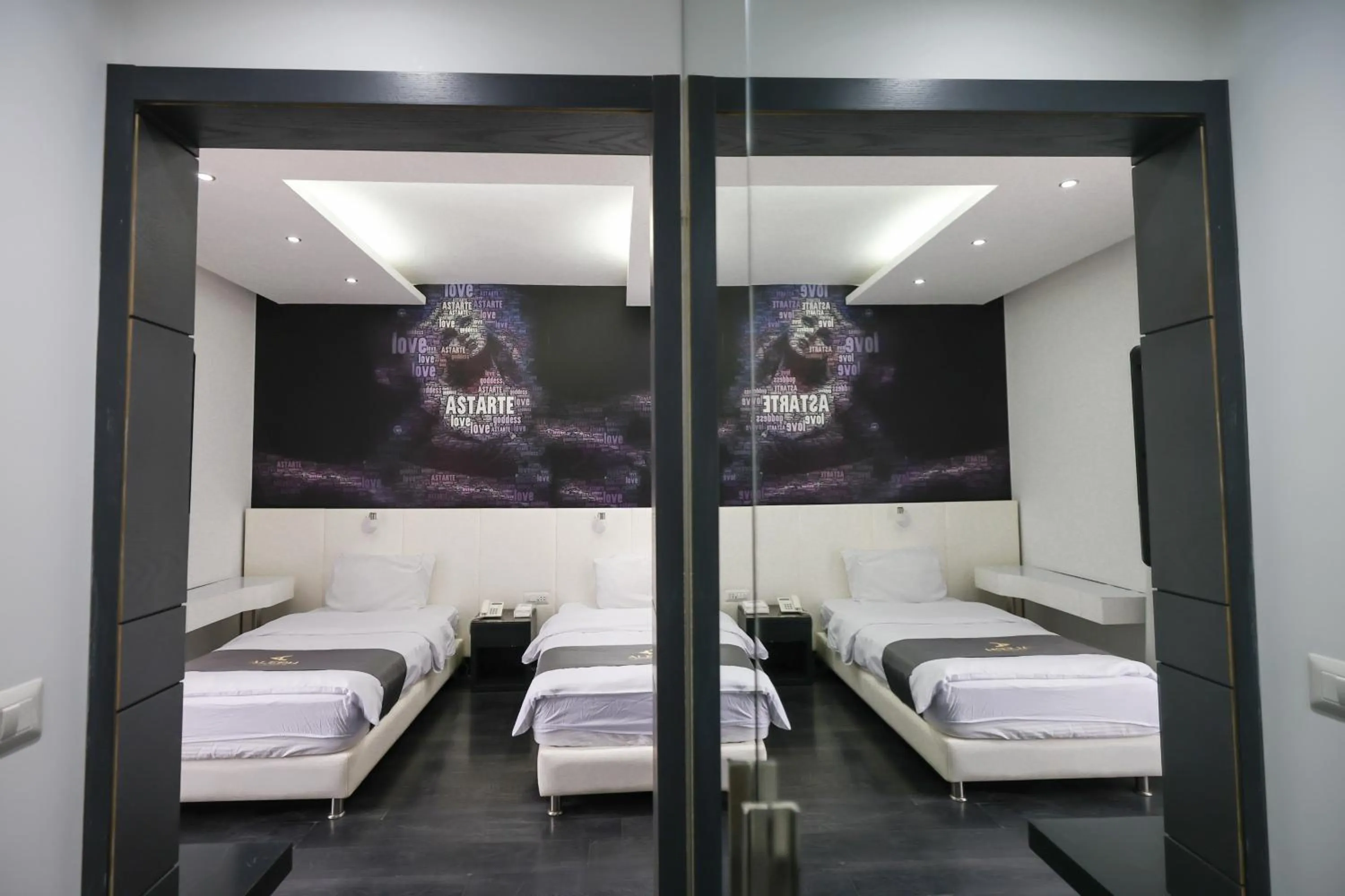 Bed in Aleph Boutique Hotel