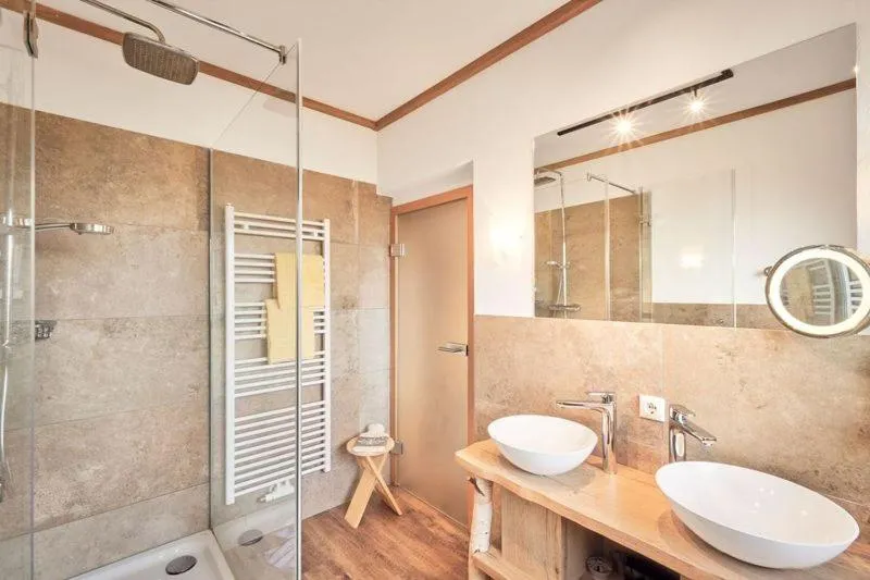 Bathroom in Landhotel Sportalm