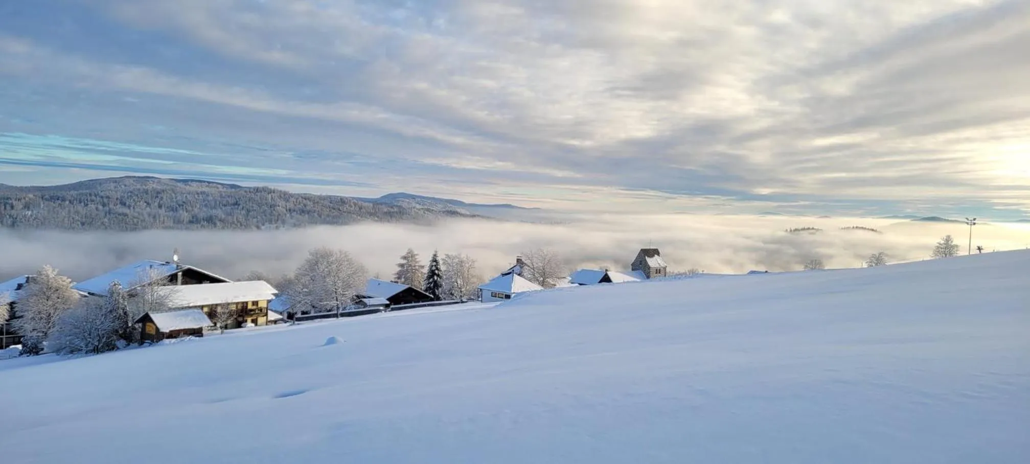 Natural landscape in Landhotel Sportalm