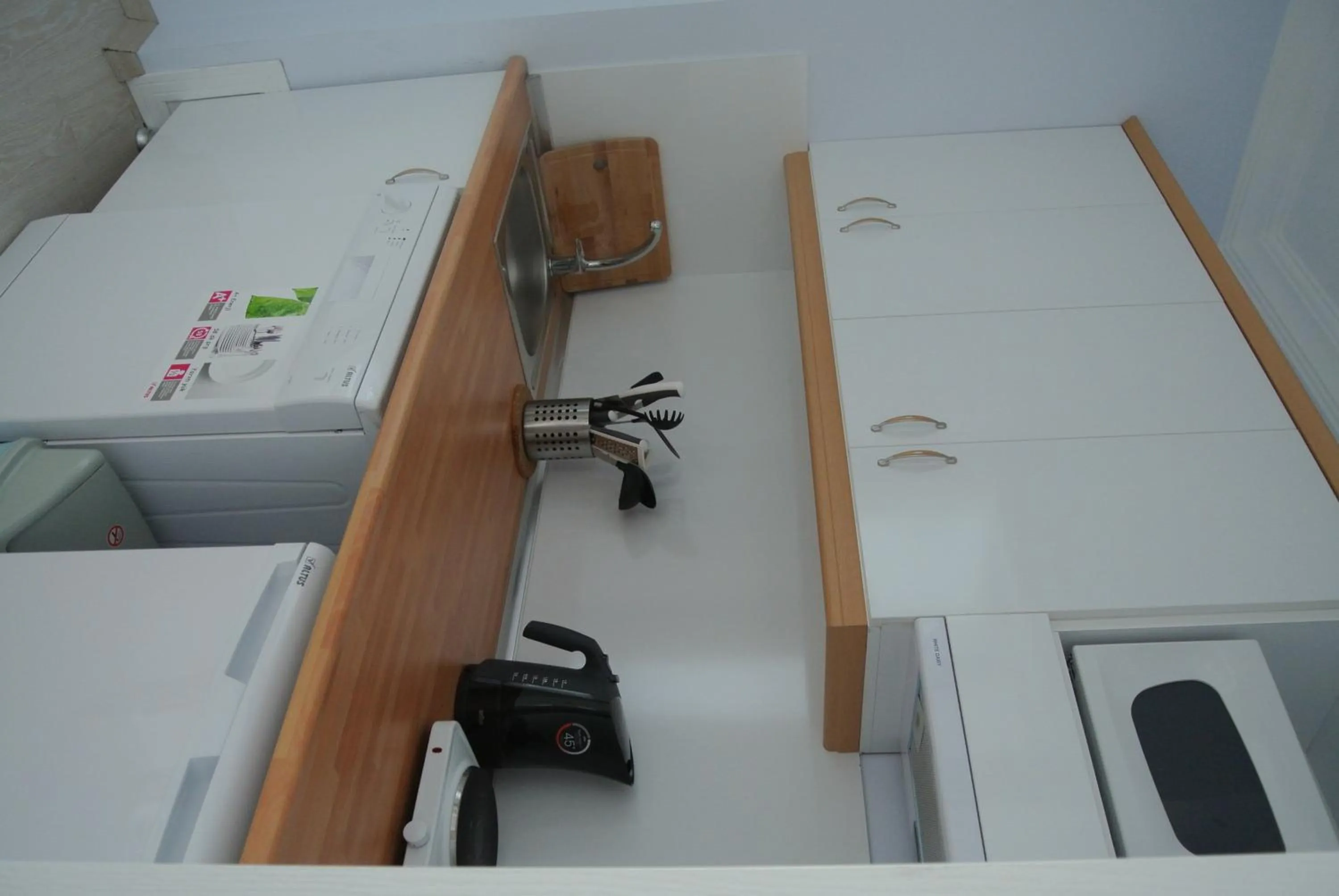 Kitchen or kitchenette in SUFI APART Otel