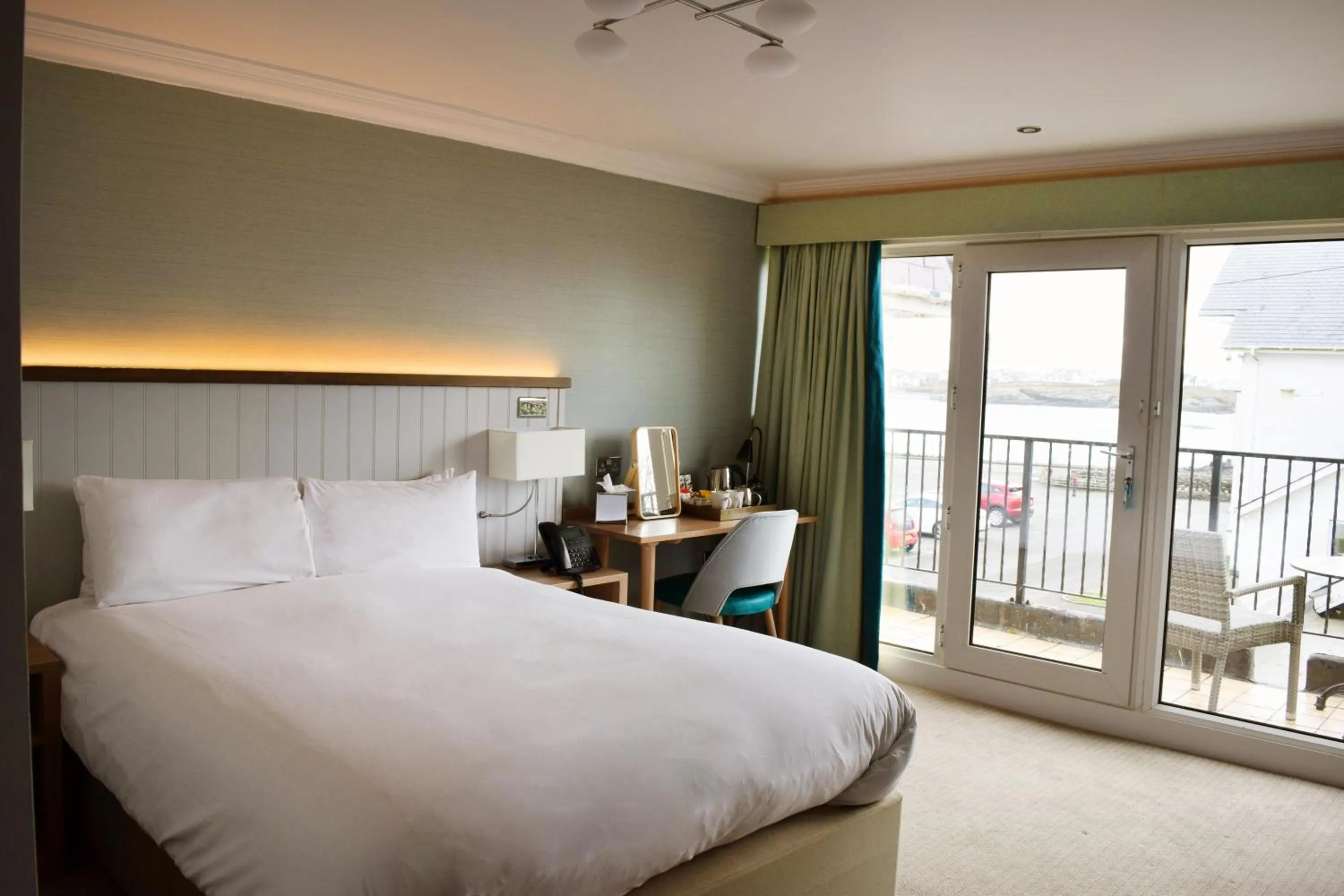Bed in Trearddur Bay Hotel