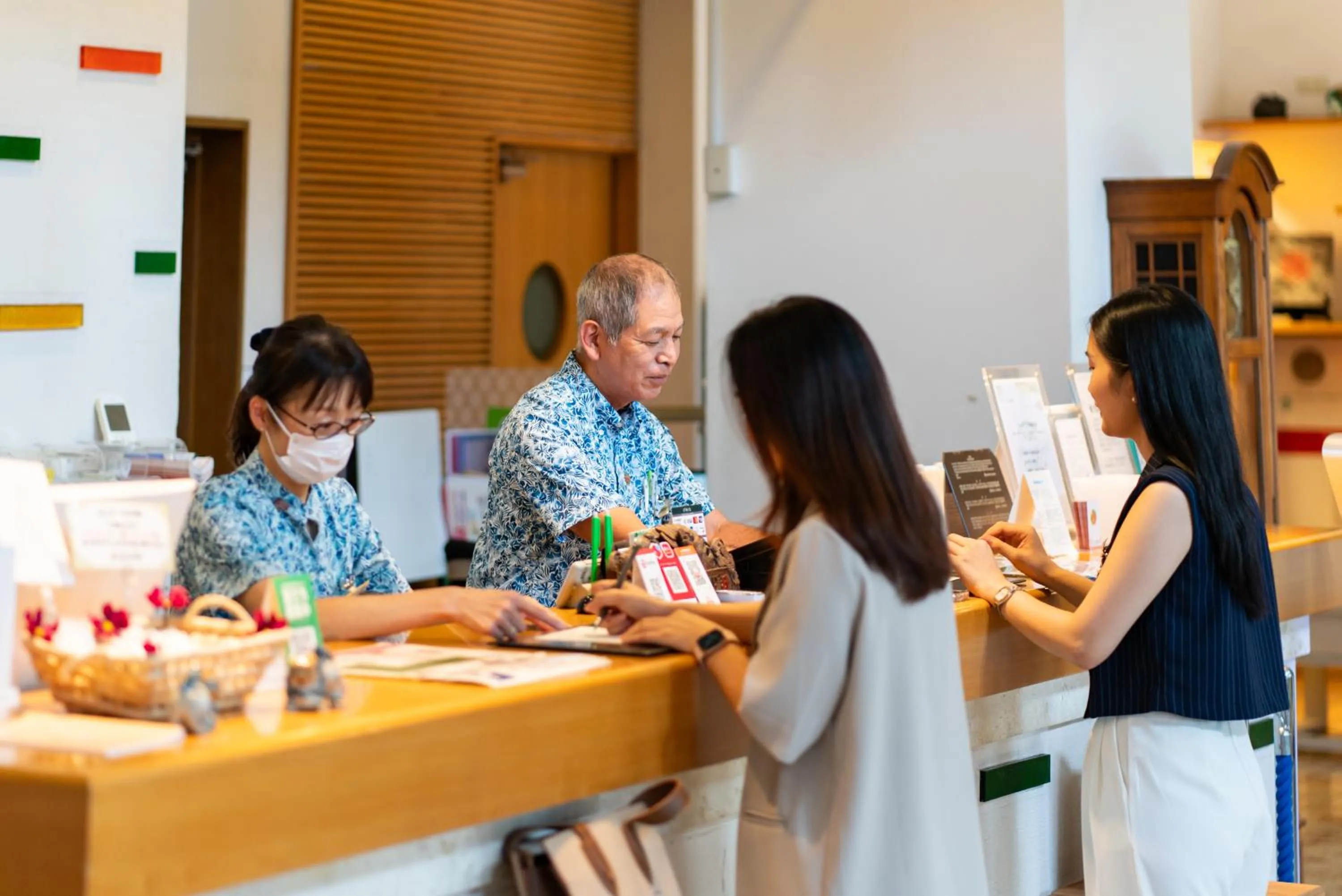 People in Sun Palace Kyuyokan