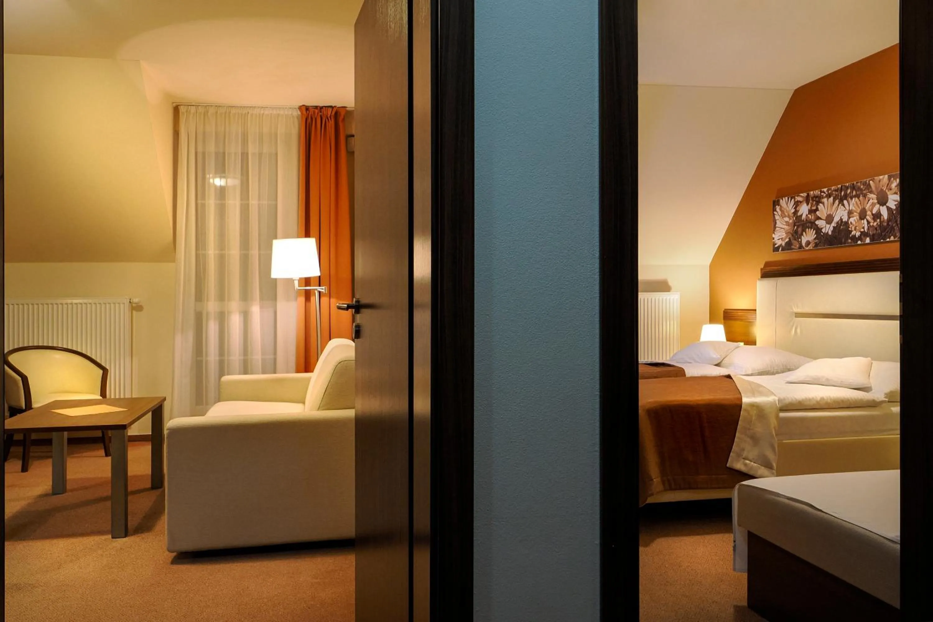 Living room, Bed in Dom zdravia - KÚPELE PIENINY