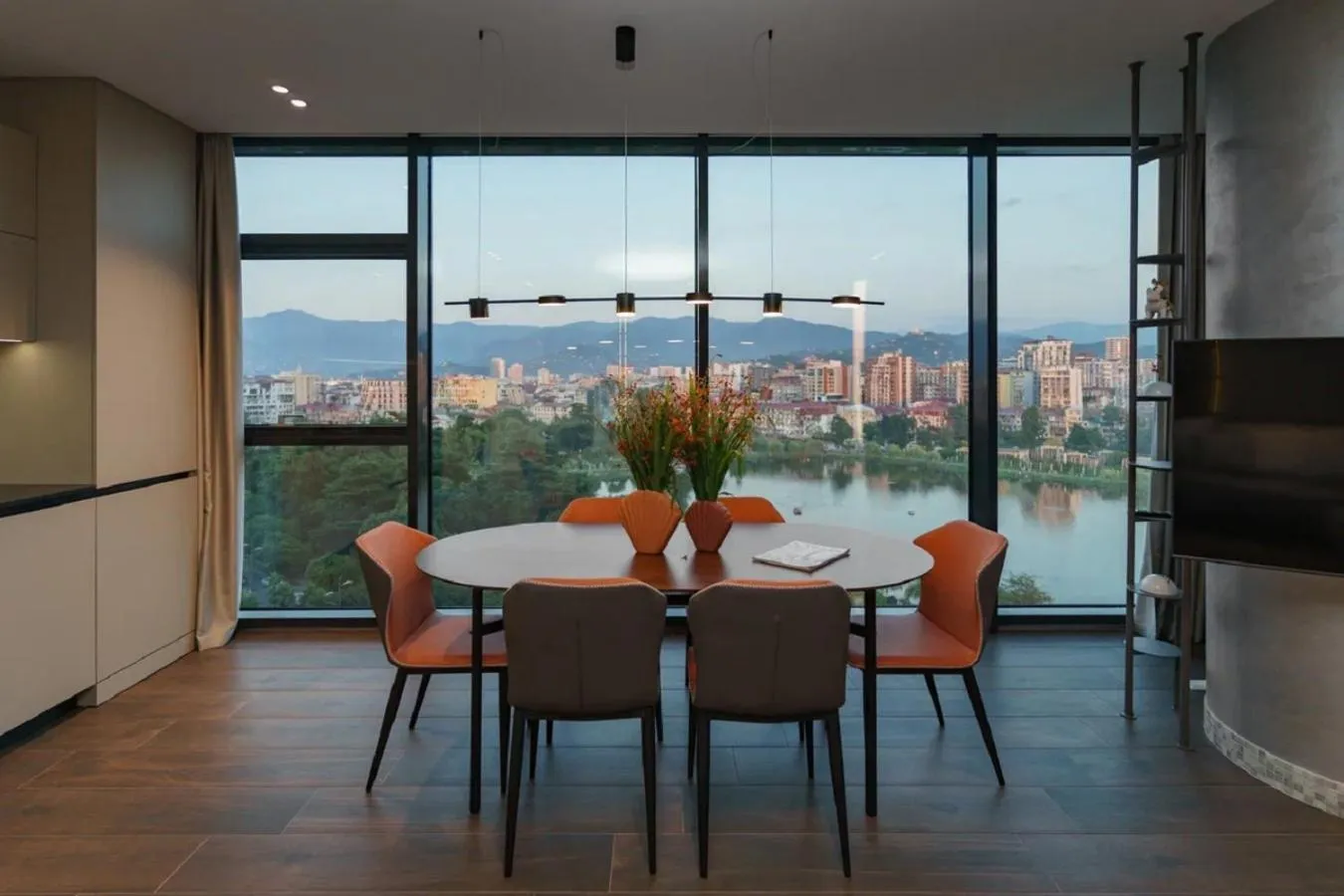 Living room in Bellevue Residence Suites