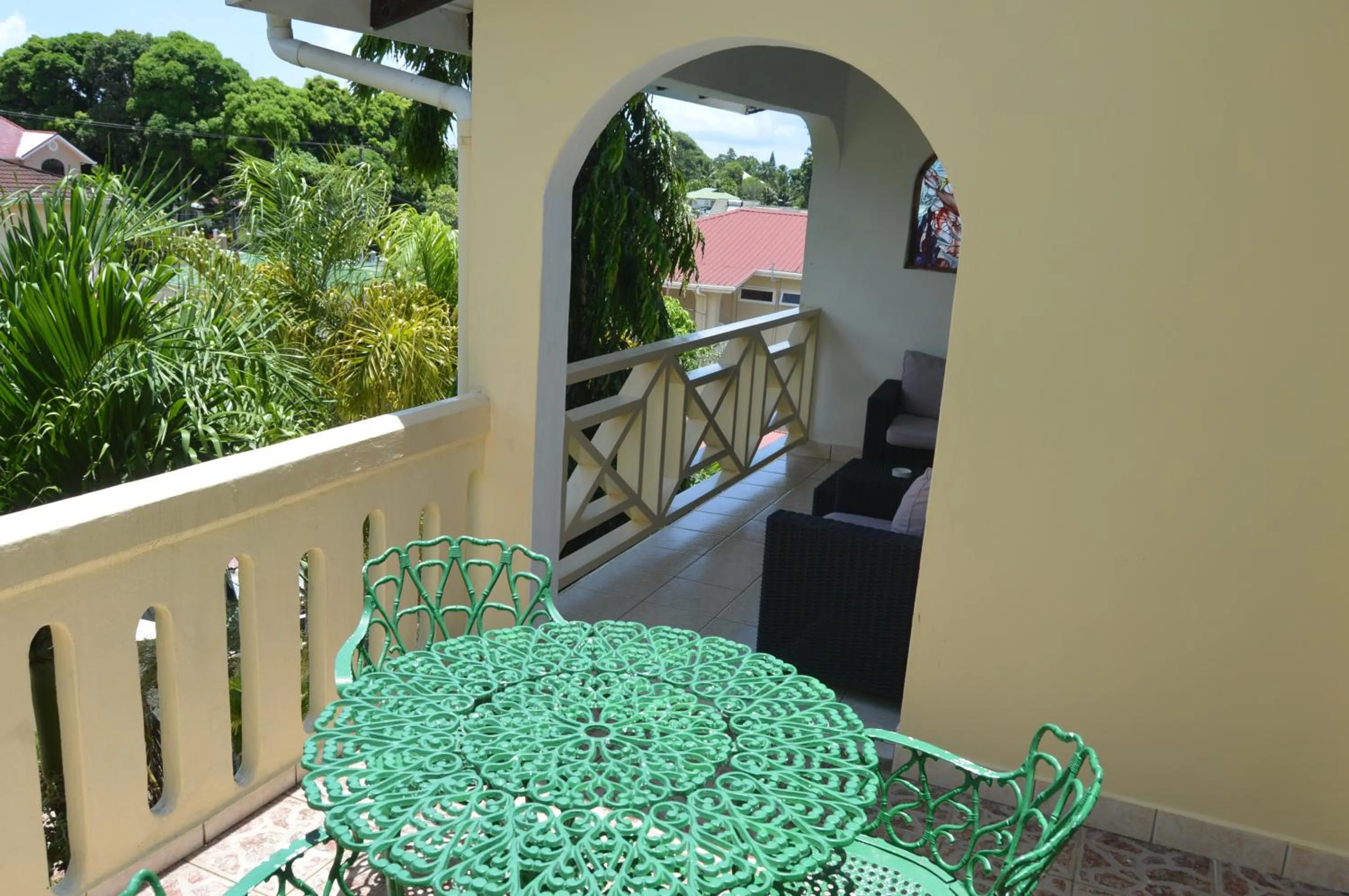 Balcony/Terrace in Coco D'or Hotel Seychelles