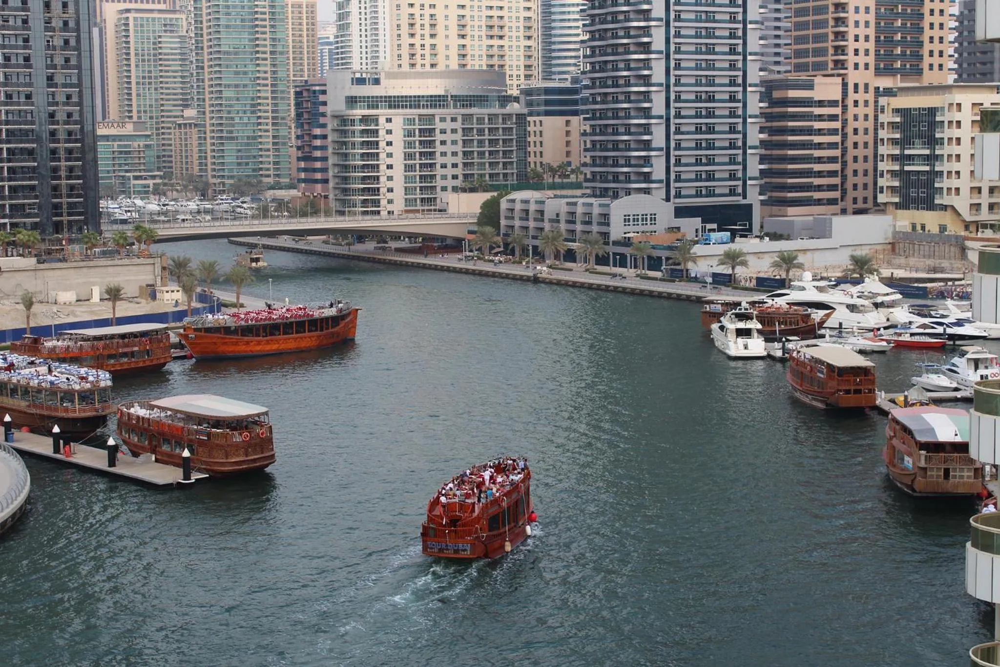 River view in Pearl Marina Hotel Apartments