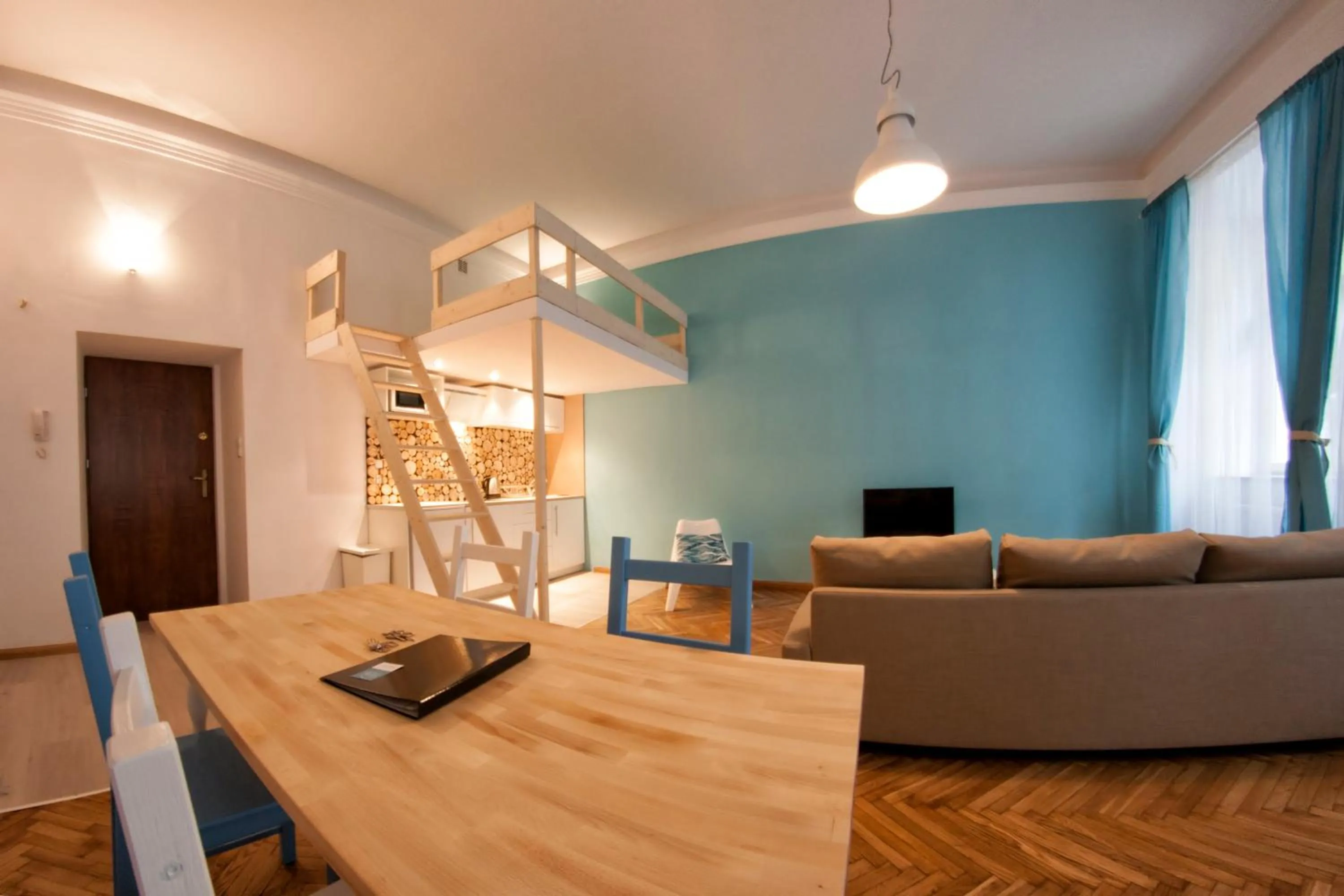 Living room in Fresh Apartments