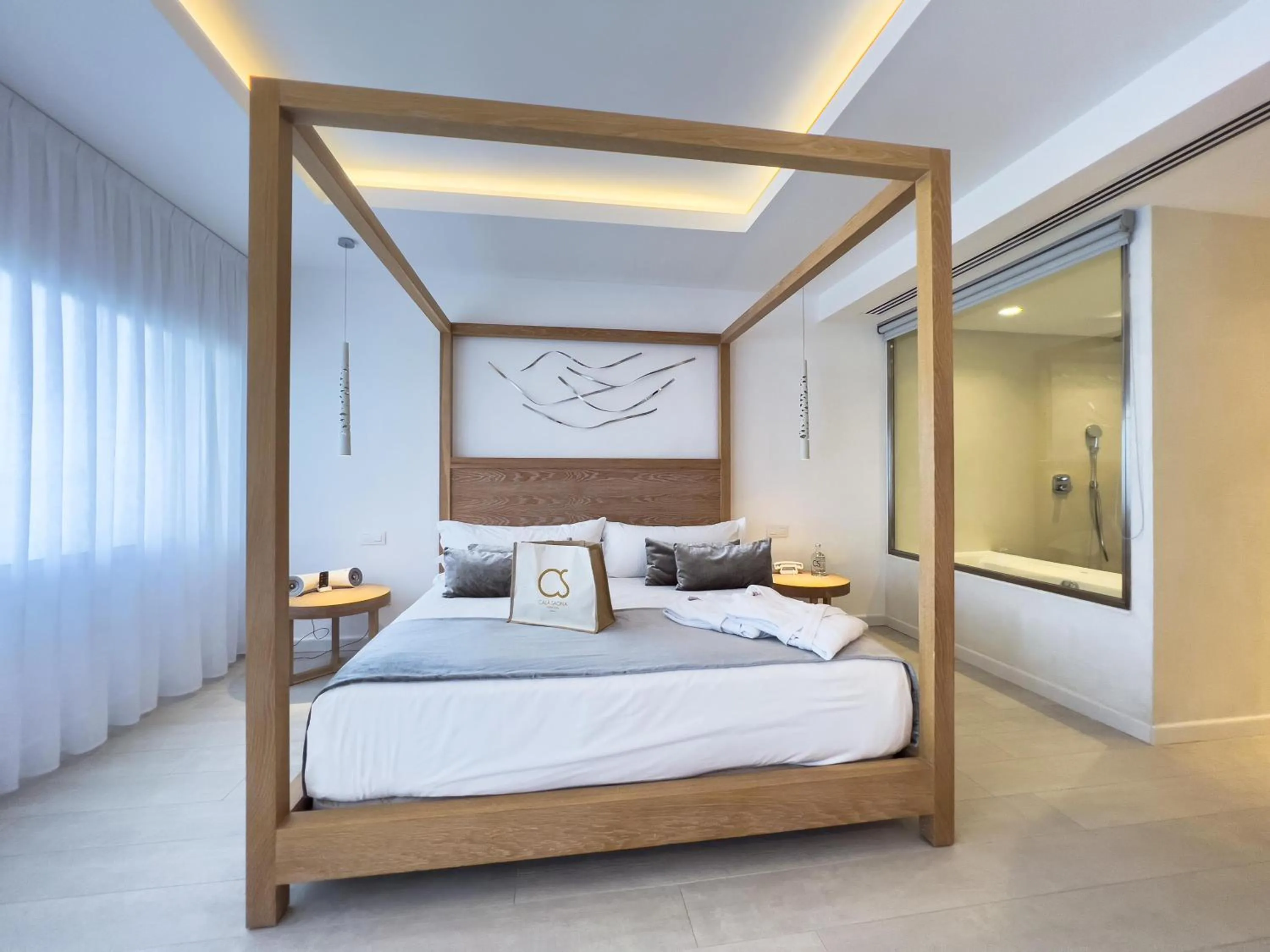 Bed in Hotel Cala Saona & Spa