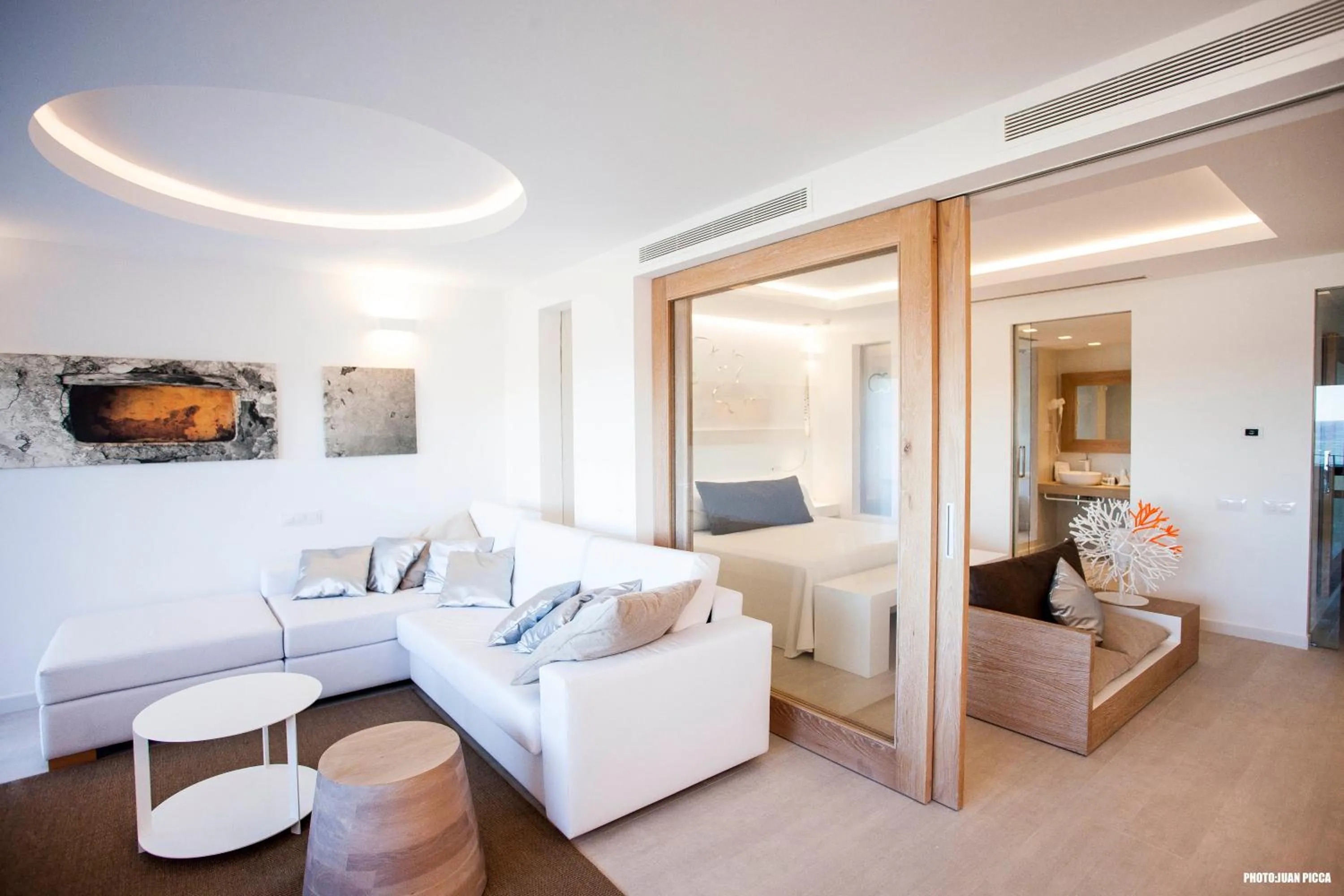 Living room in Hotel Cala Saona & Spa