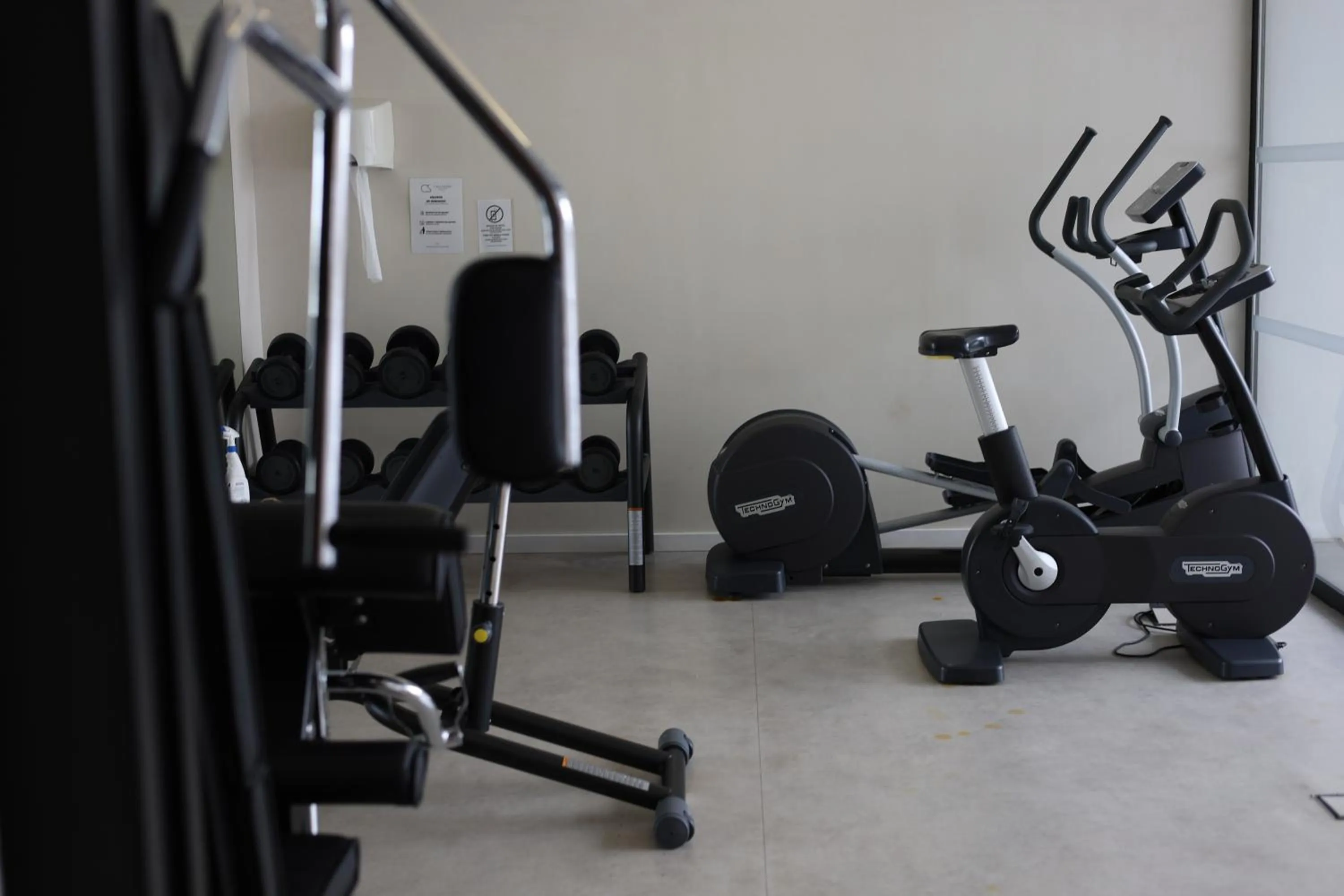 Fitness centre/facilities in Hotel Cala Saona & Spa
