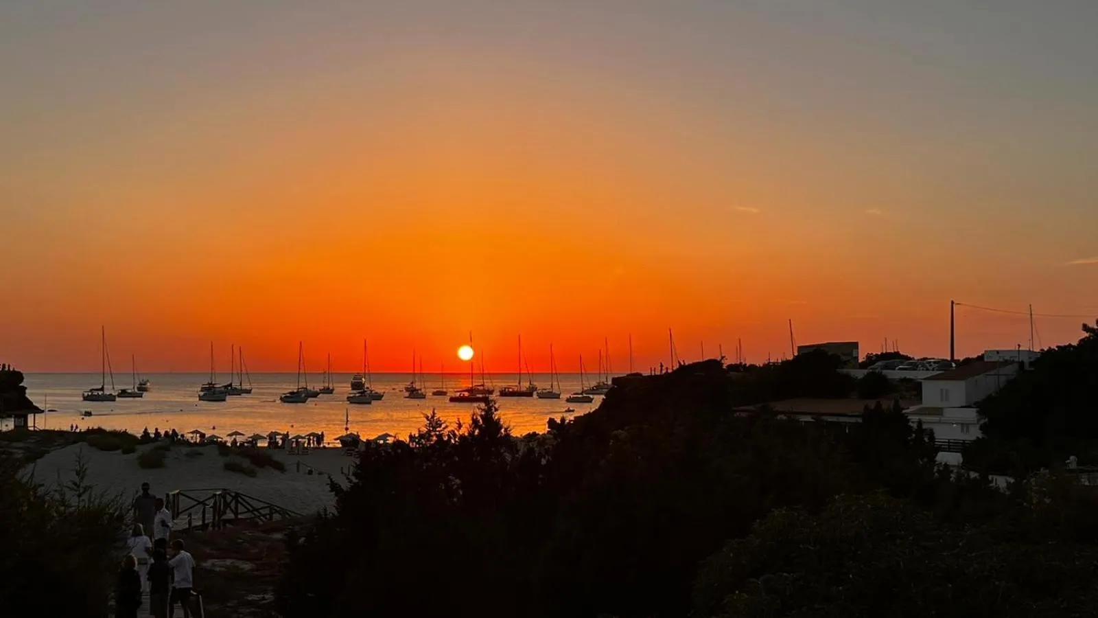 Sunset in Hotel Cala Saona & Spa