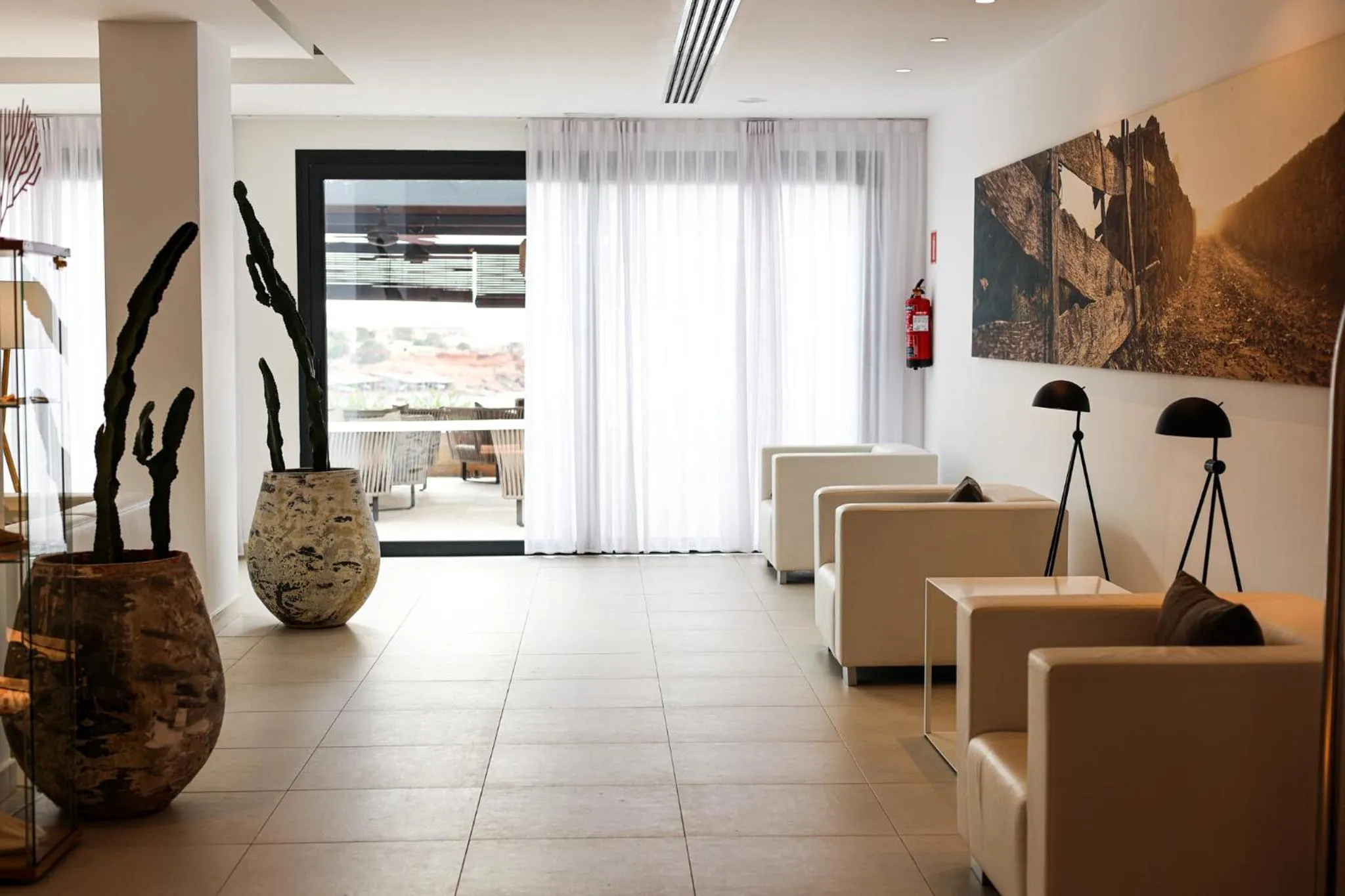 Lobby or reception in Hotel Cala Saona & Spa