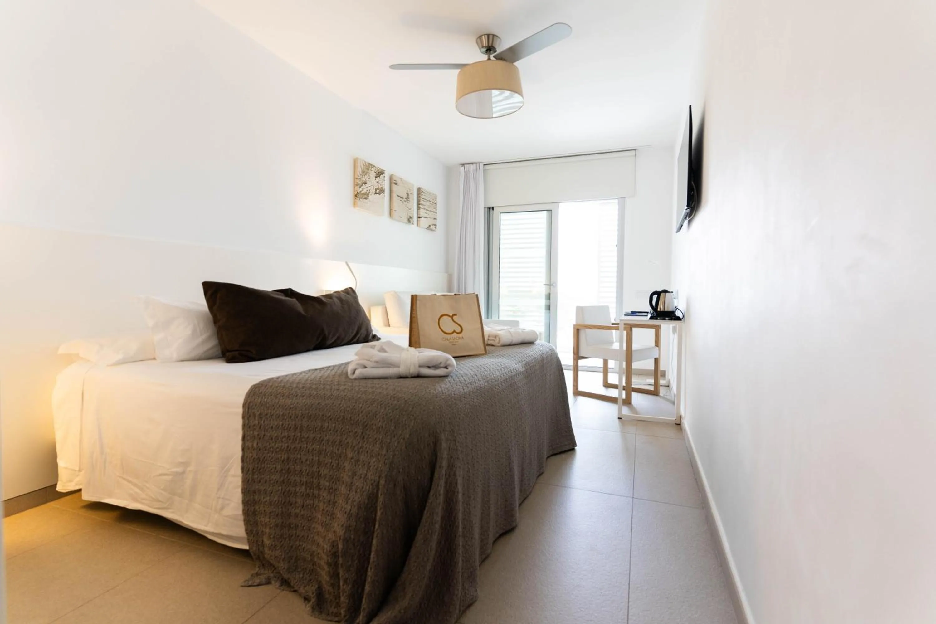 Bed in Hotel Cala Saona & Spa