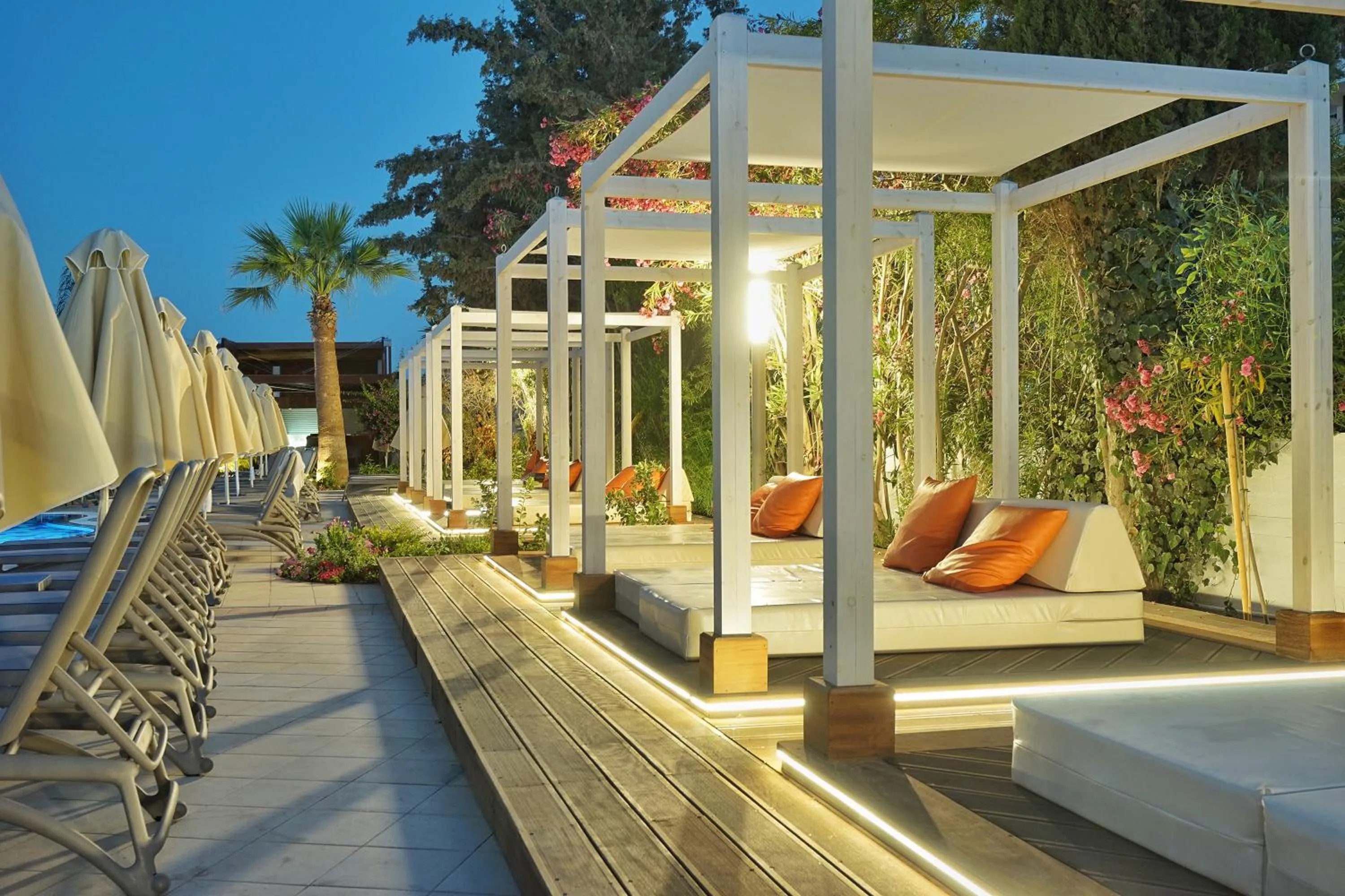 Patio in Melissi Beach Hotel & Spa