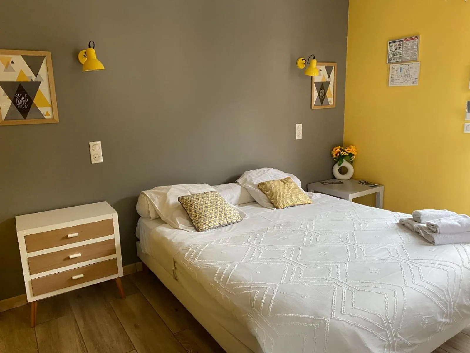 Bed in Auberge les Galets