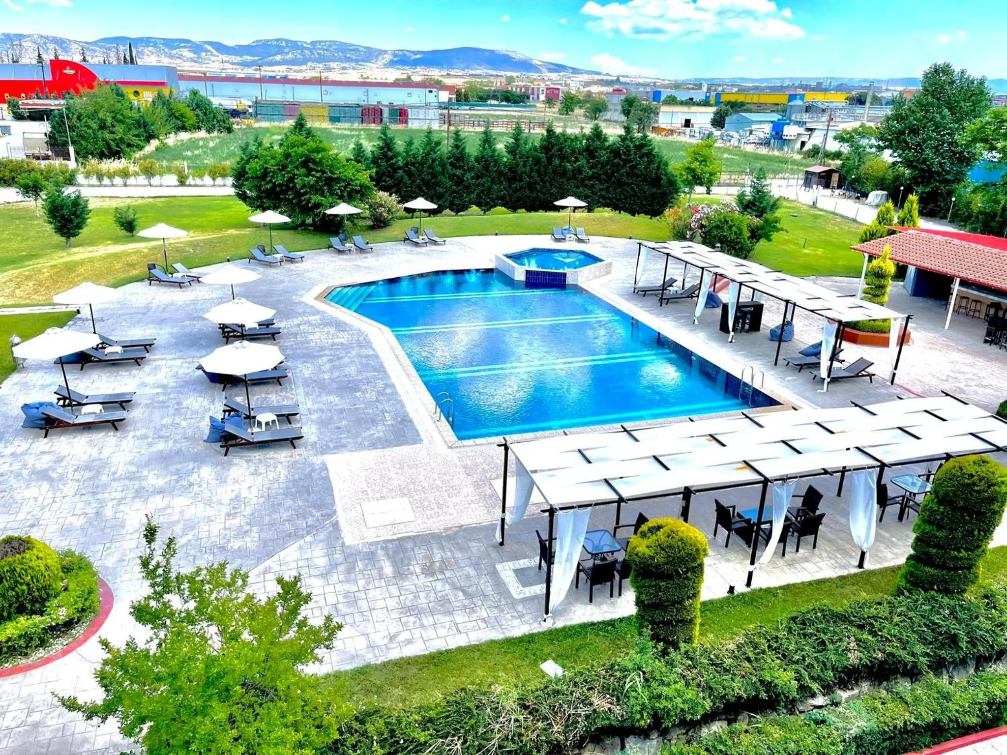 Swimming pool in Kornilios Palace