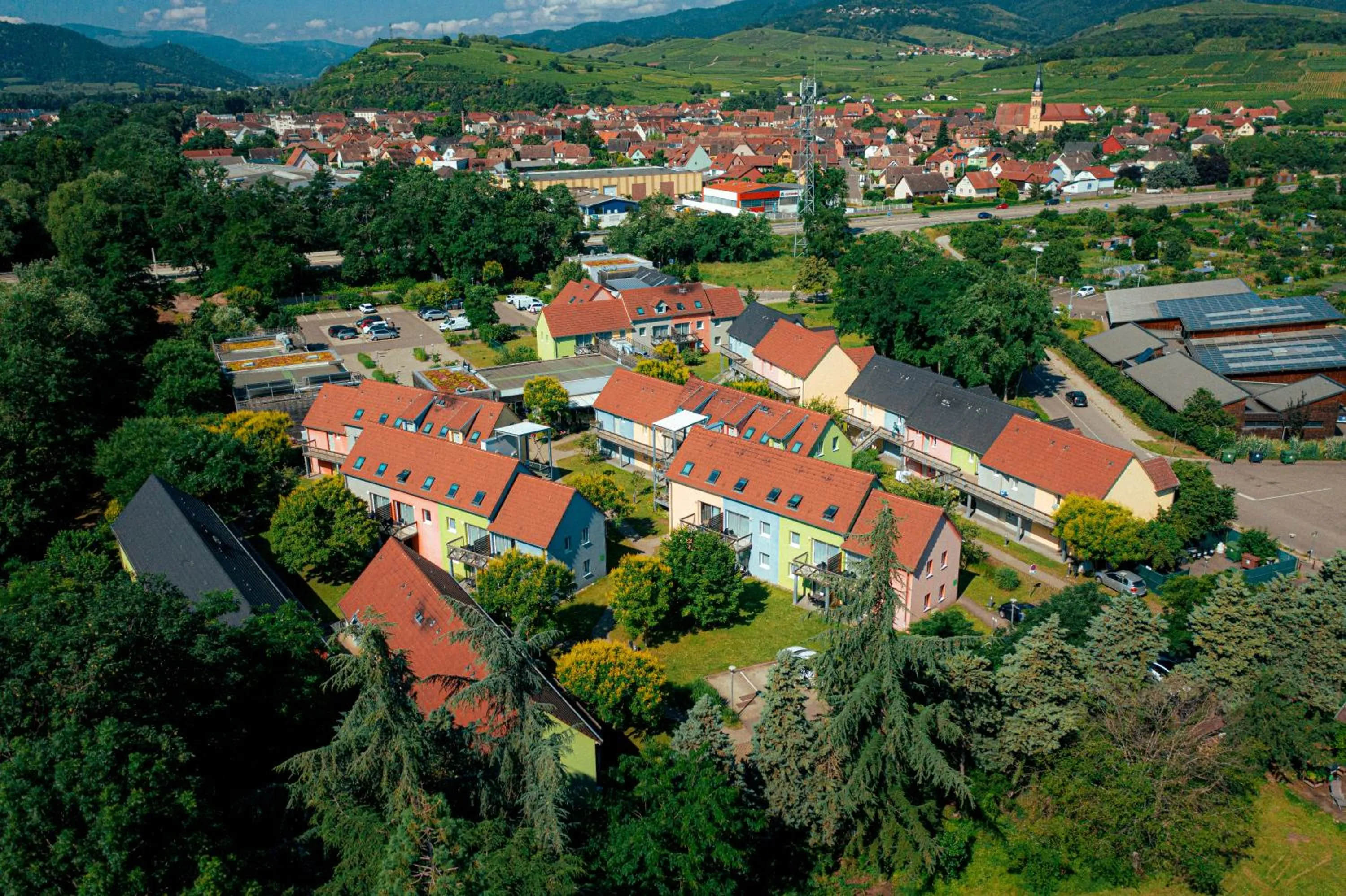 Bird's eye view in Résidence Les Rives de la Fecht - Colmar Ouest