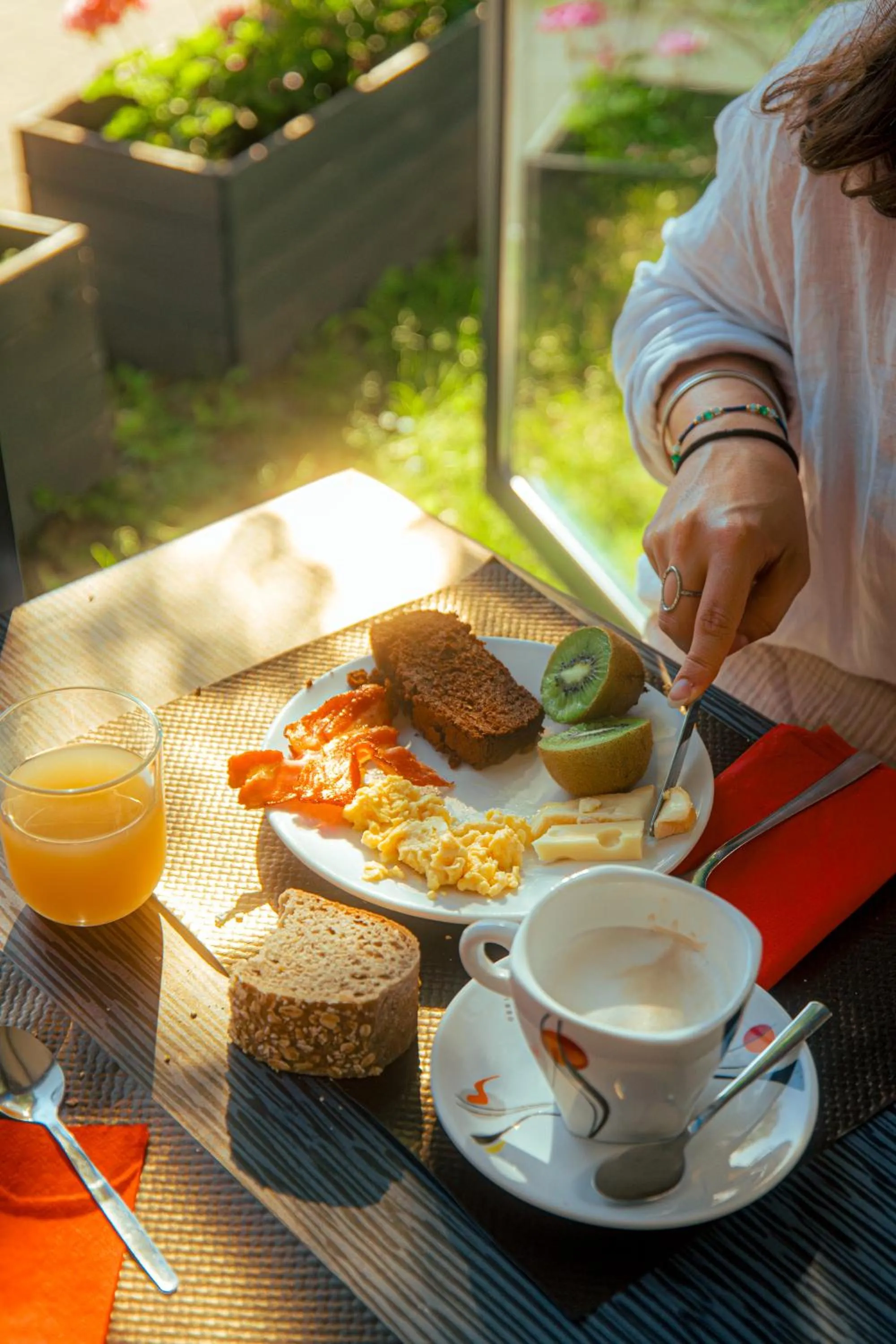Breakfast in Résidence Les Rives de la Fecht - Colmar Ouest