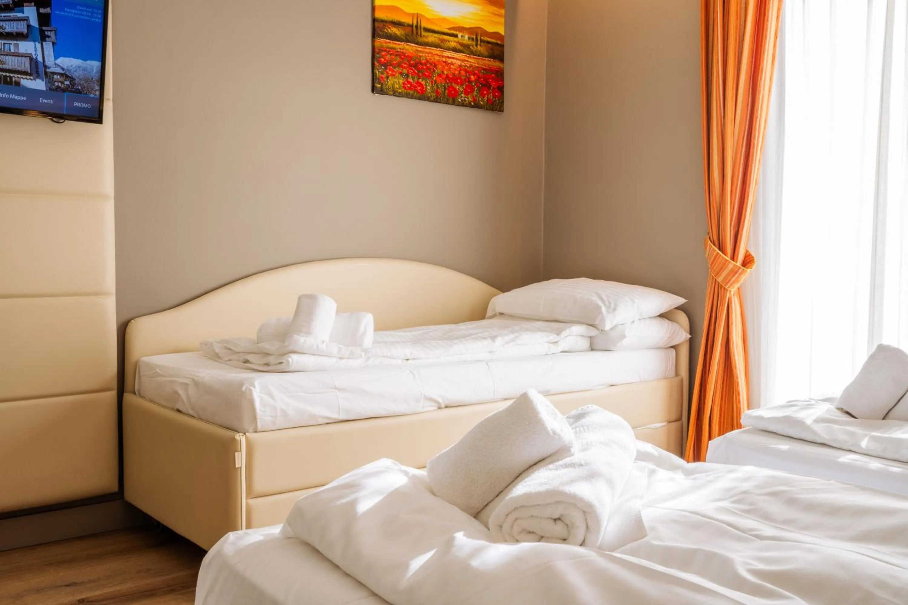 Bed in Hotel Collini