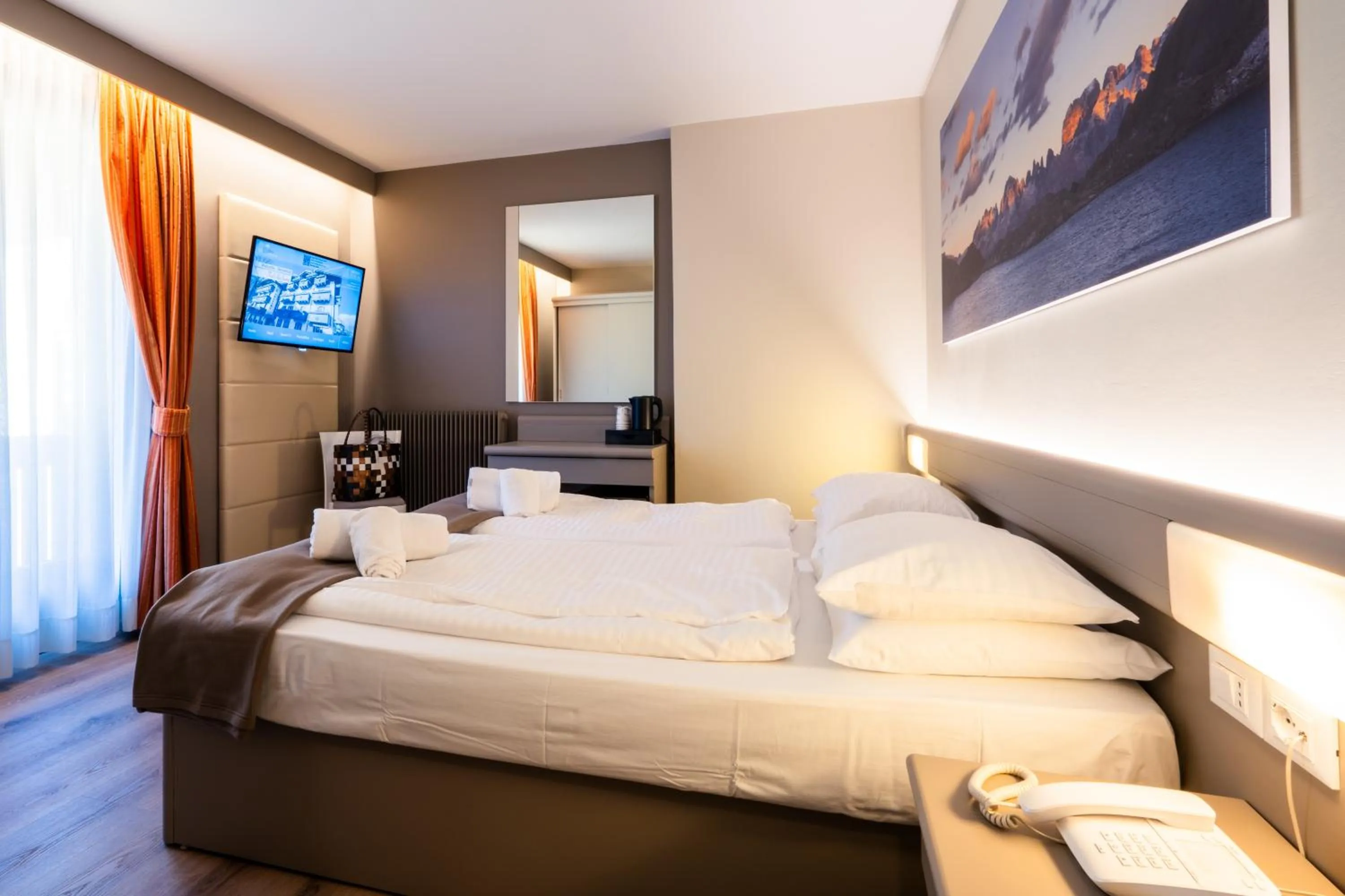 Bed in Hotel Collini