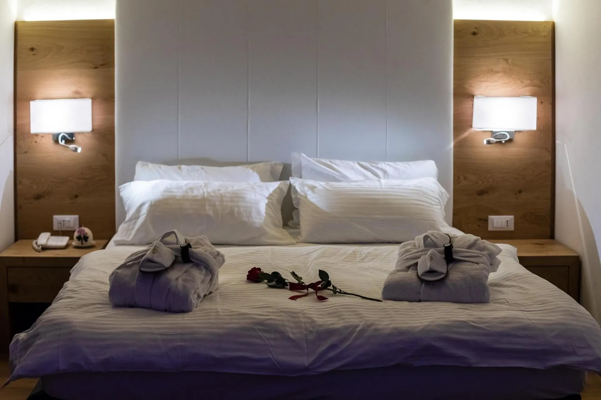 Bed in Hotel Collini