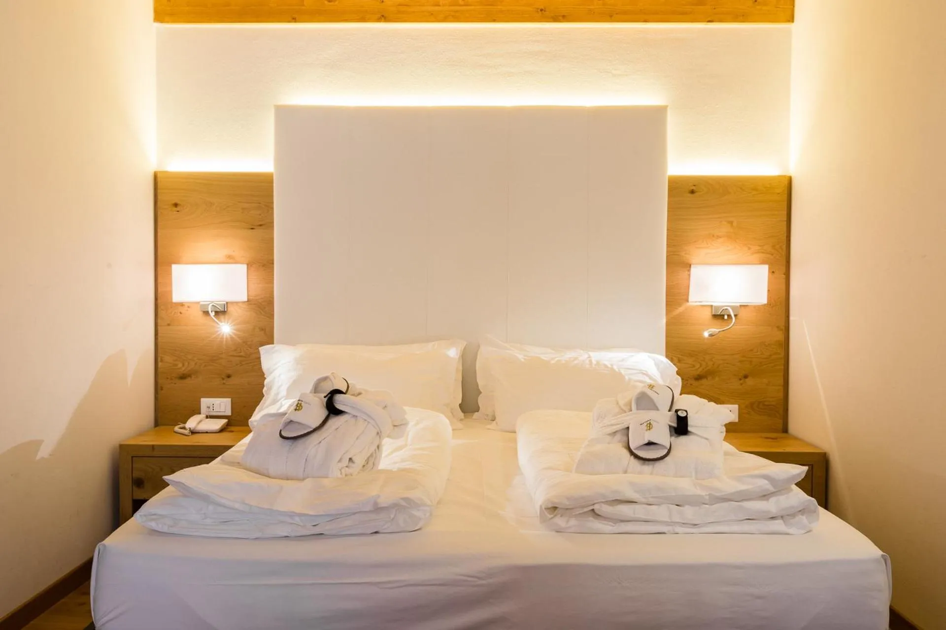 Bed in Hotel Collini