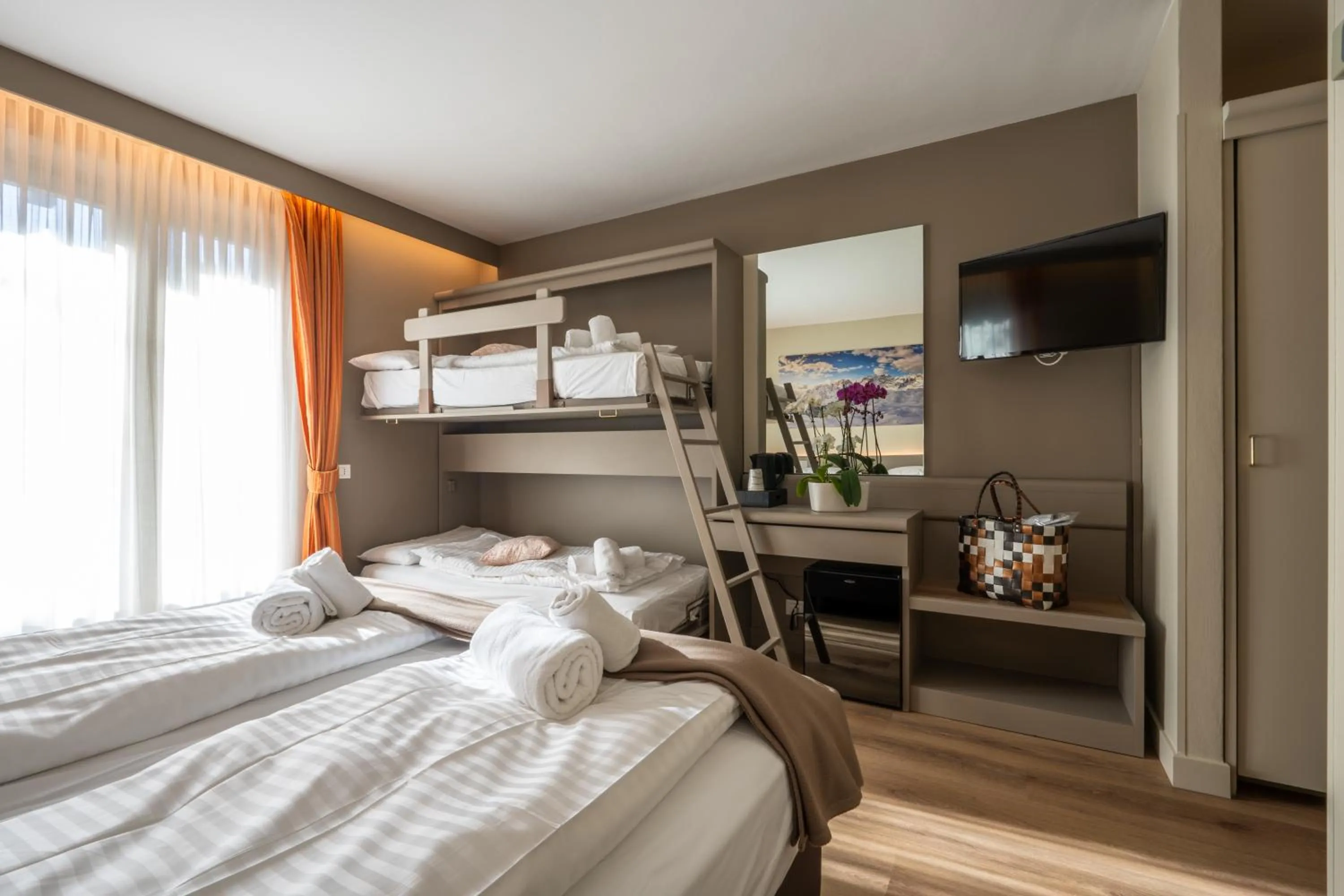 Bed in Hotel Collini