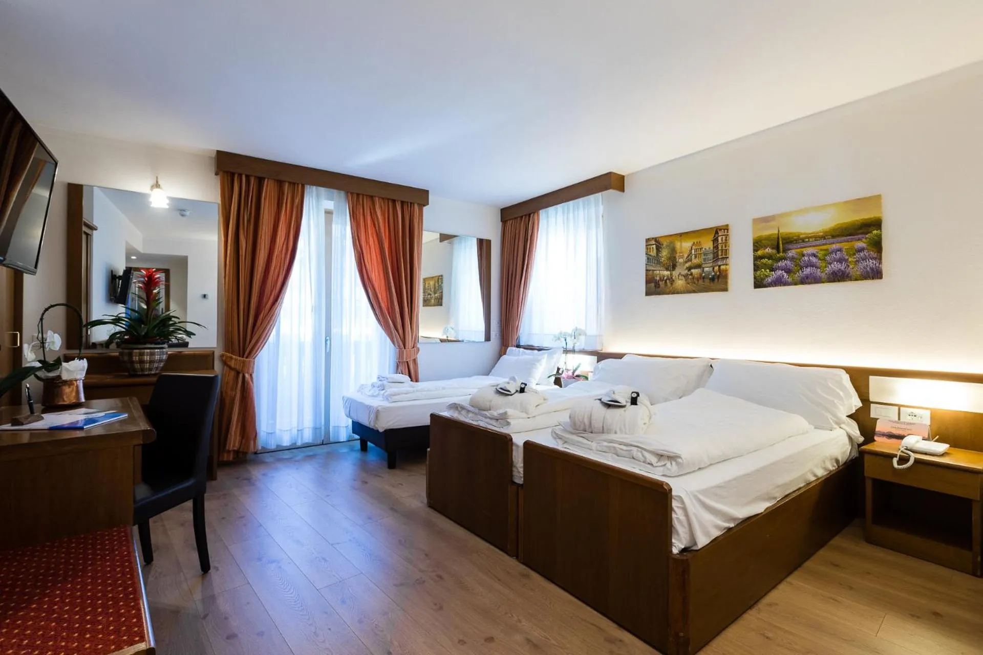 Bed in Hotel Collini