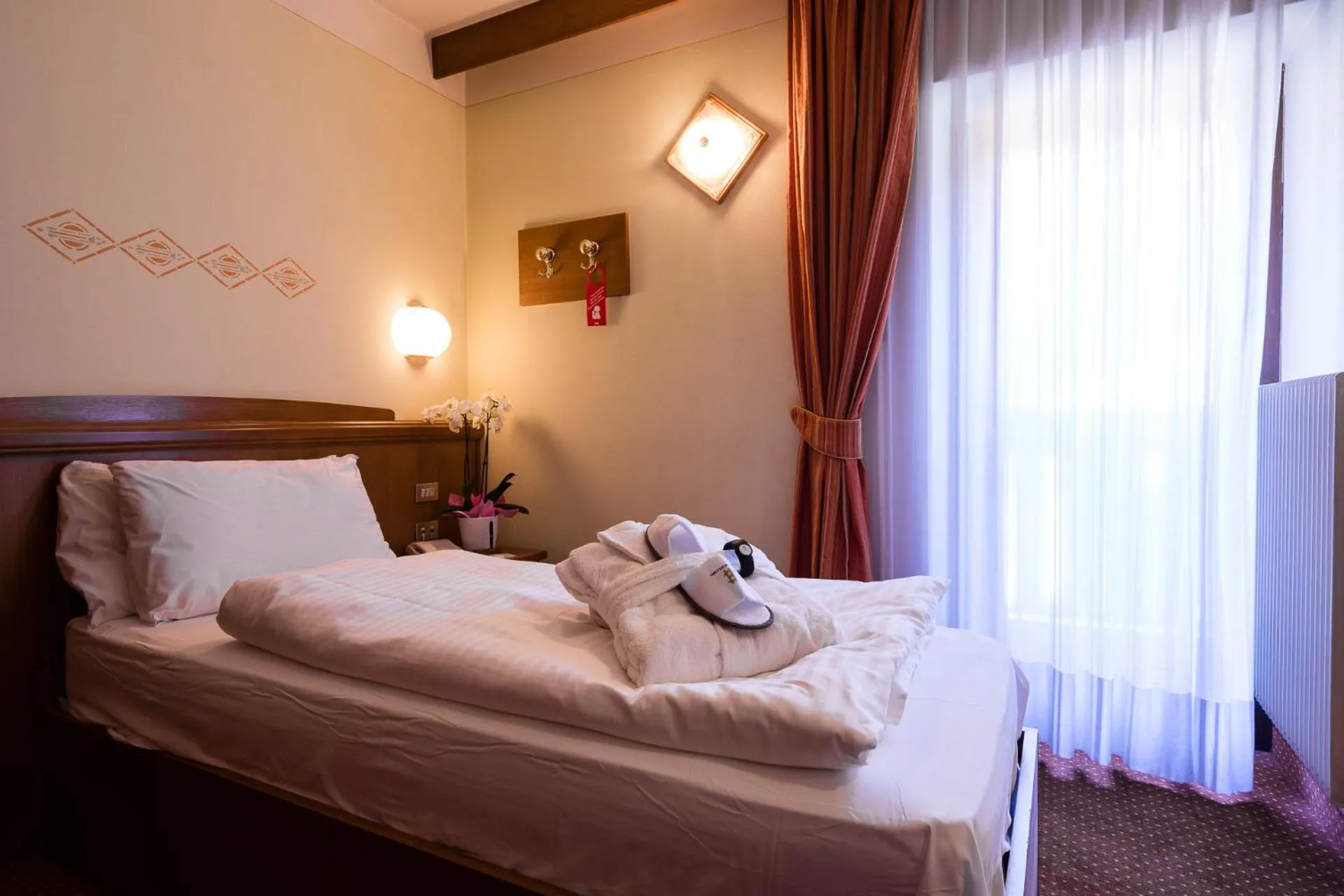 Bed in Hotel Collini