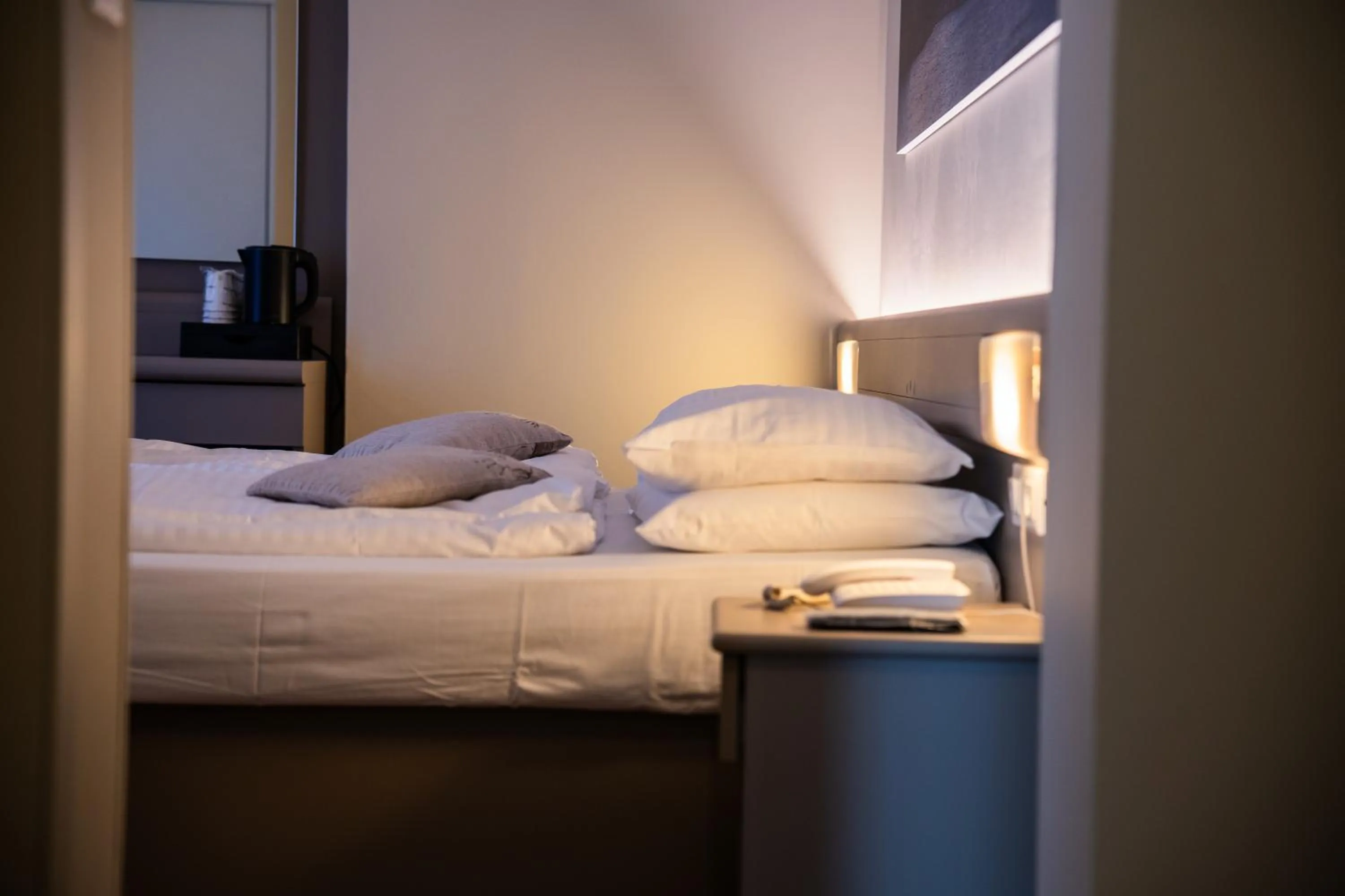 Bed in Hotel Collini