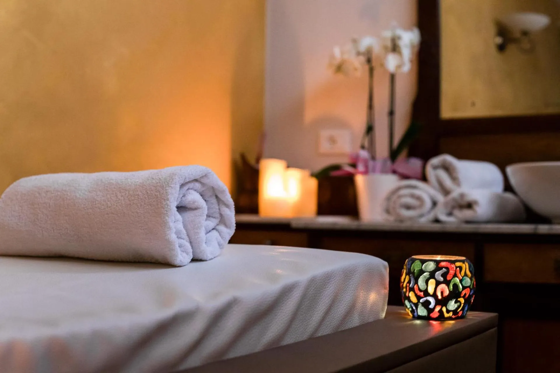 Bed in Hotel Collini