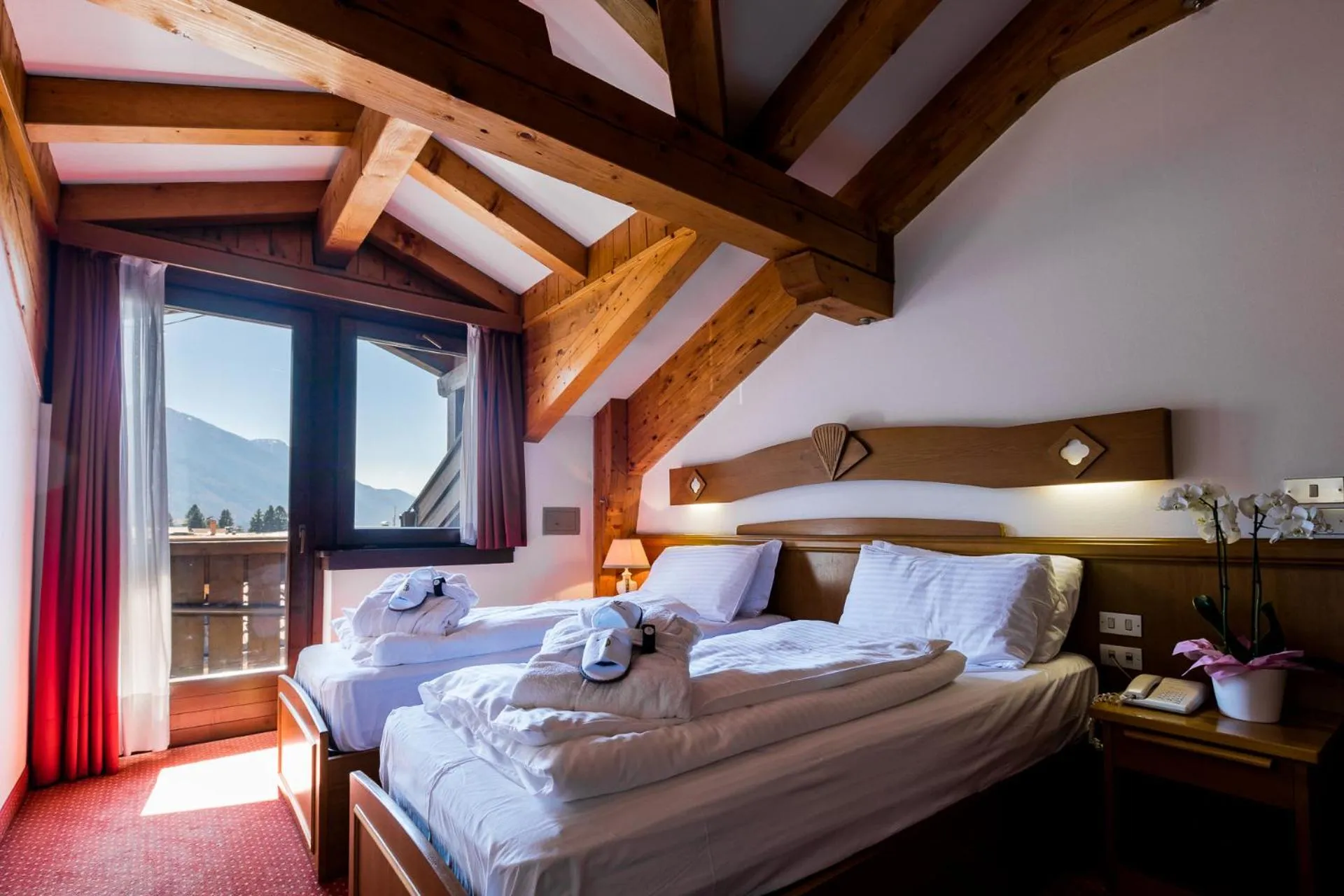 Bed in Hotel Collini